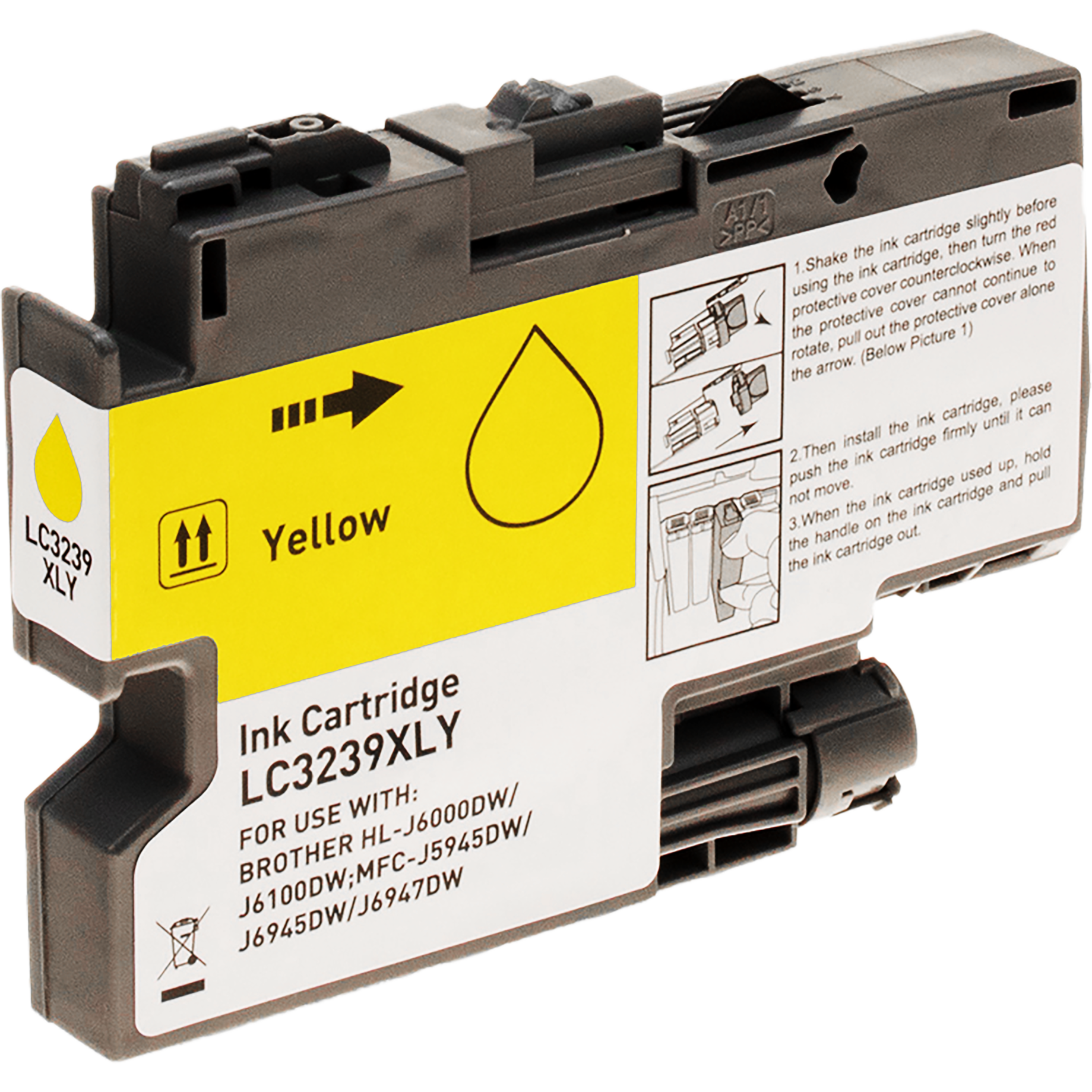 Inkjetpatrone kompatibel zu Brother LC-3239XL