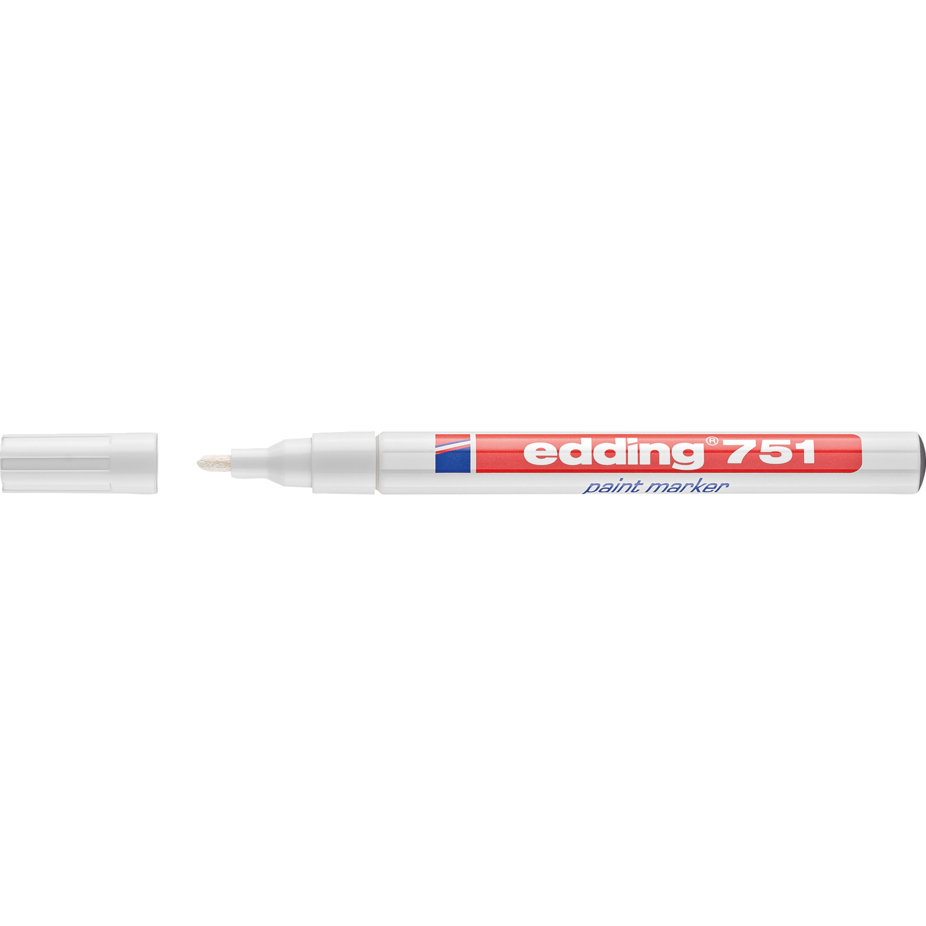 malstift, abwaschbar, weiß, rot, edding 751