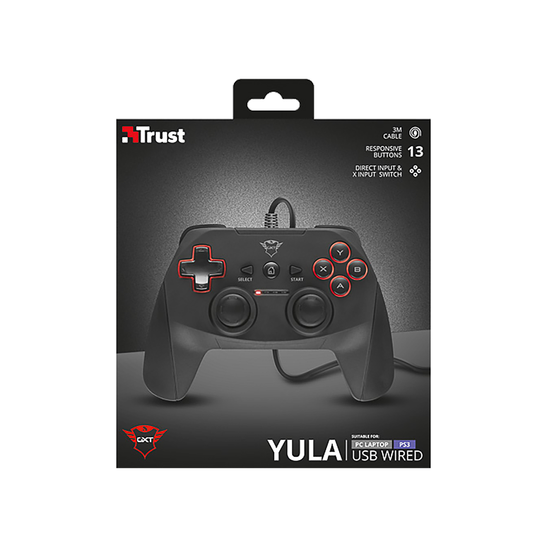 Gamepad GXT 540 YULA, kabelgebunden