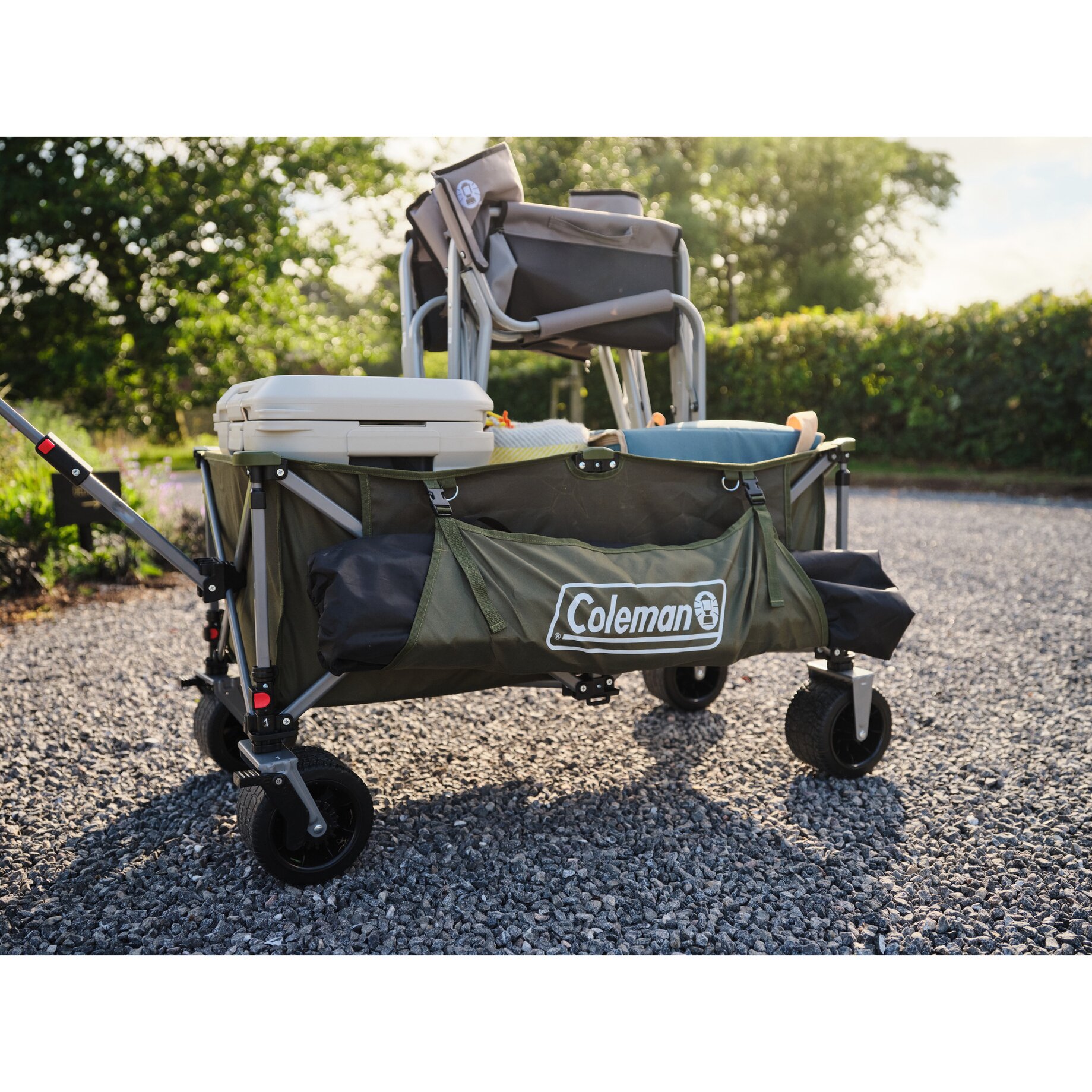 Kofferanhänger, Kofferraum, Campingwagen, Trolley, Coleman