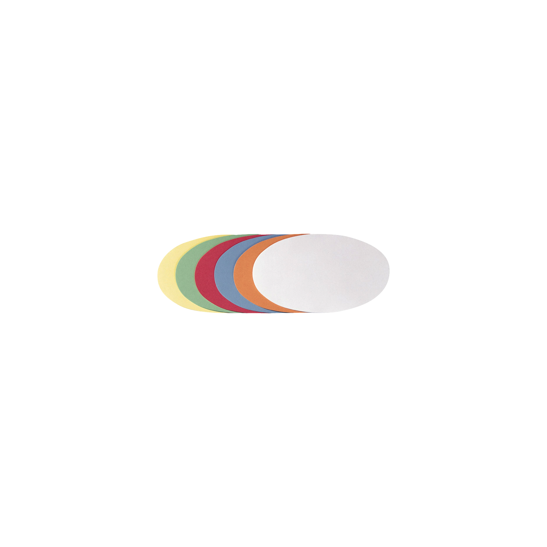 Moderationskarte Oval, selbstklebend