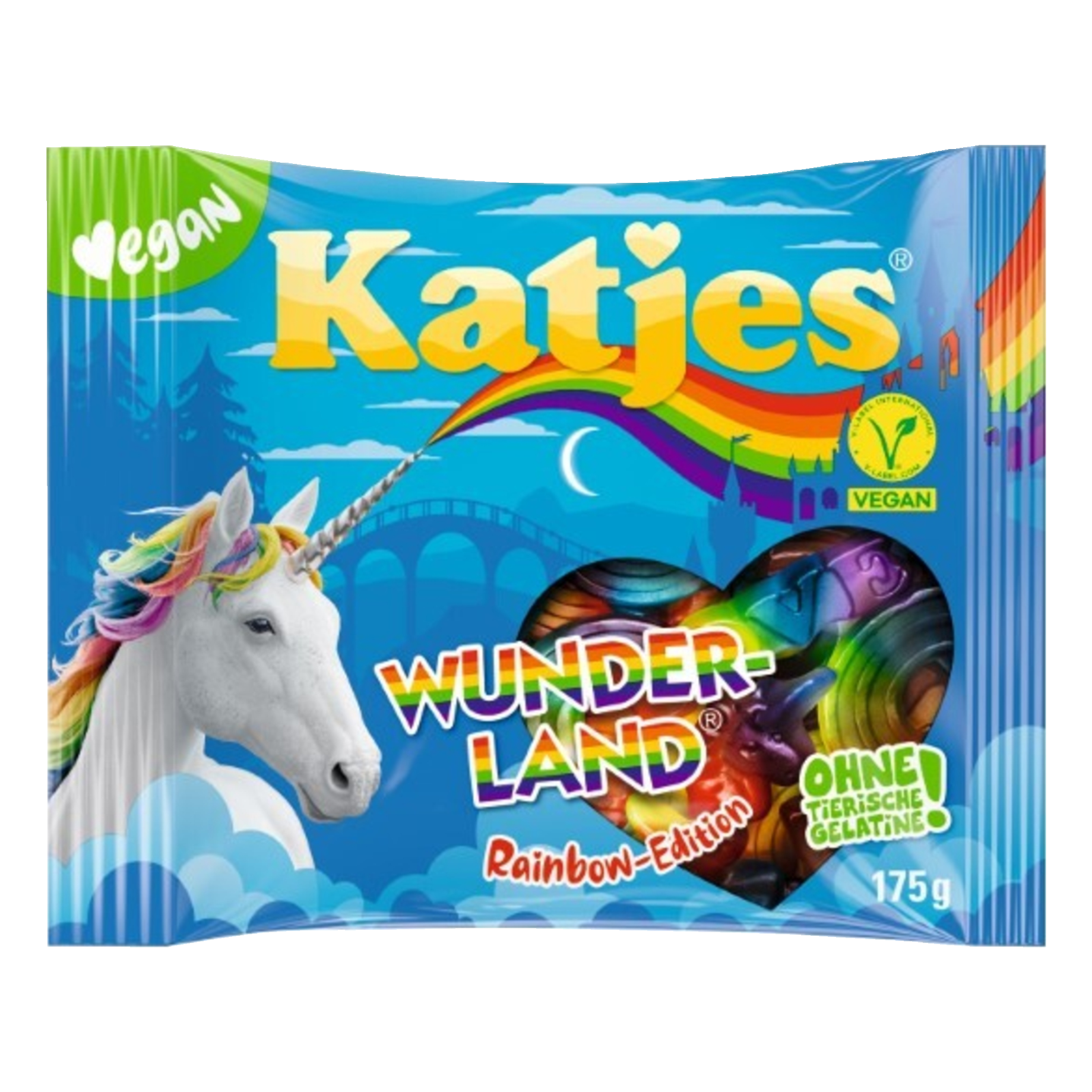 Katjes Fruchtgummi Wunderland Rainbow 175g