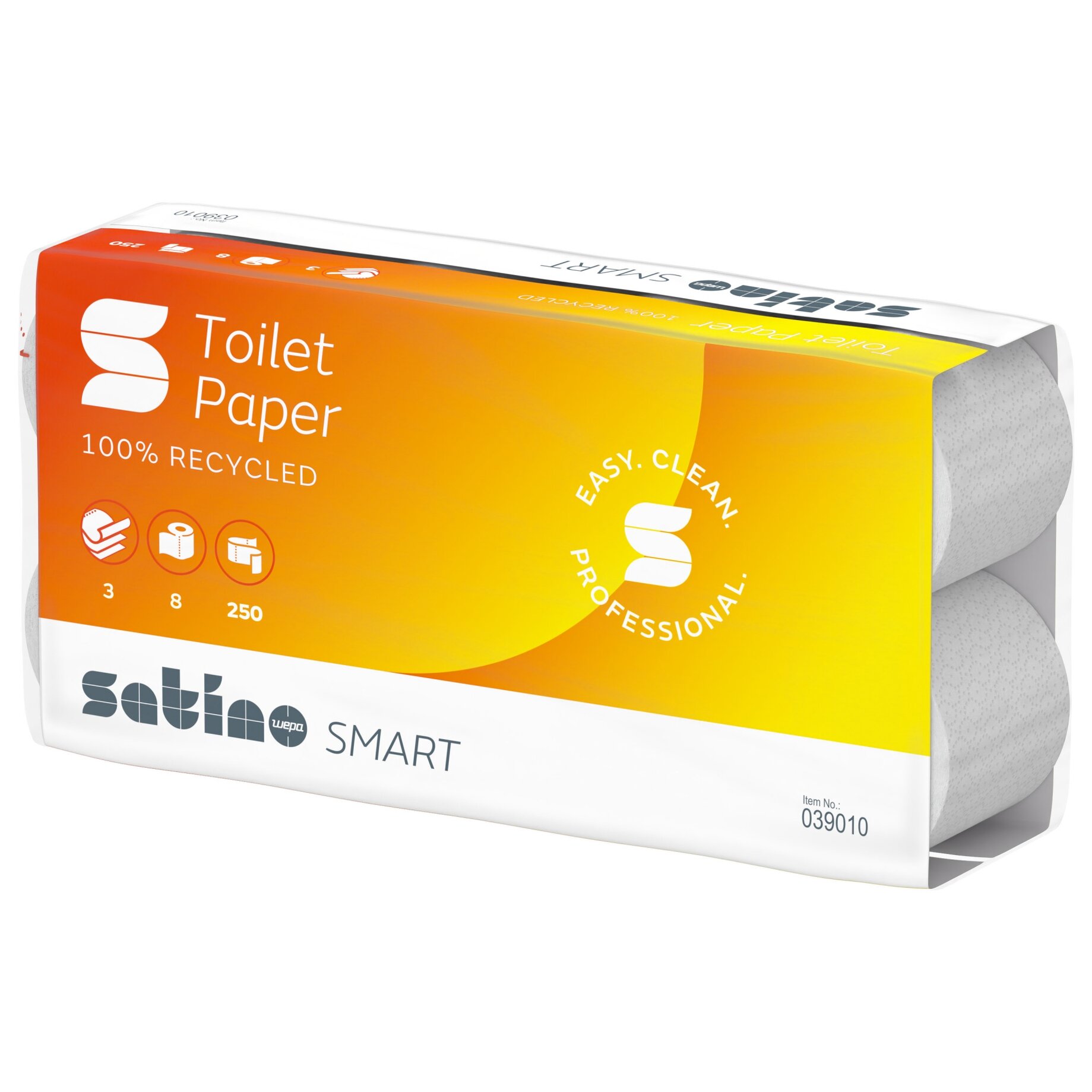 Satino Toilettenpapier Smart 3lg hw 250Blatt 8 St.