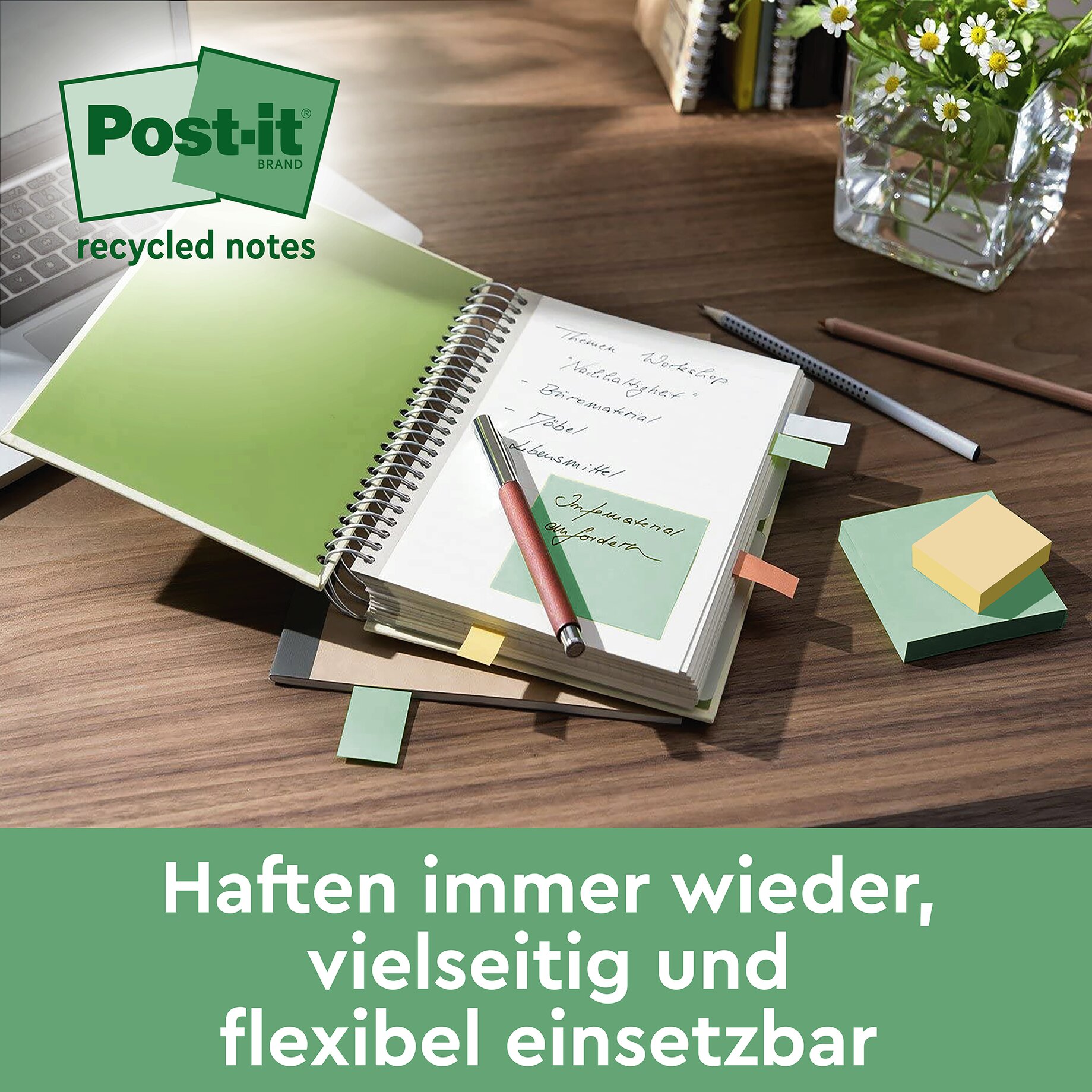 Post-it Haftnotiz Super Sticky sort 12St