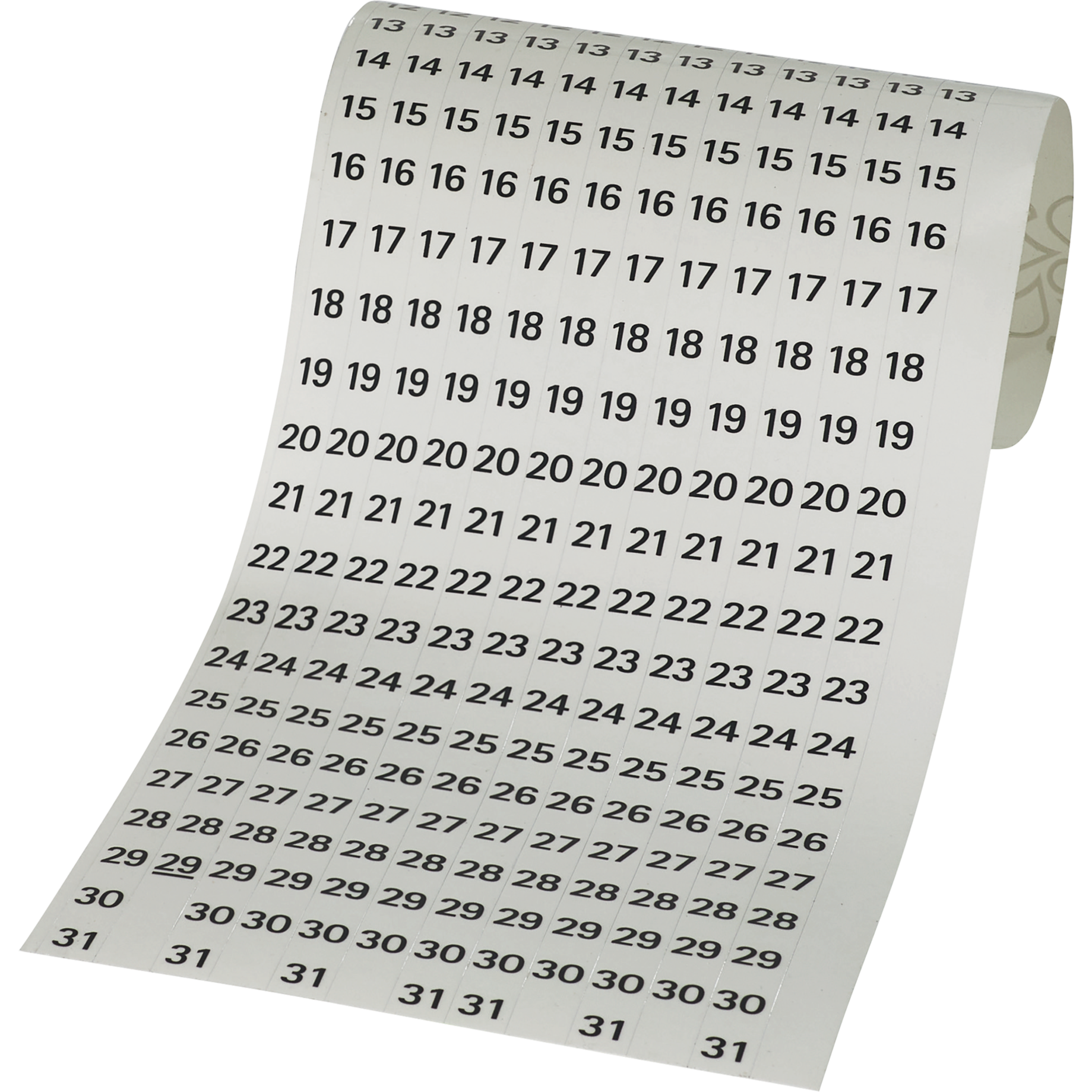 Datumsstreifen, magnetisch