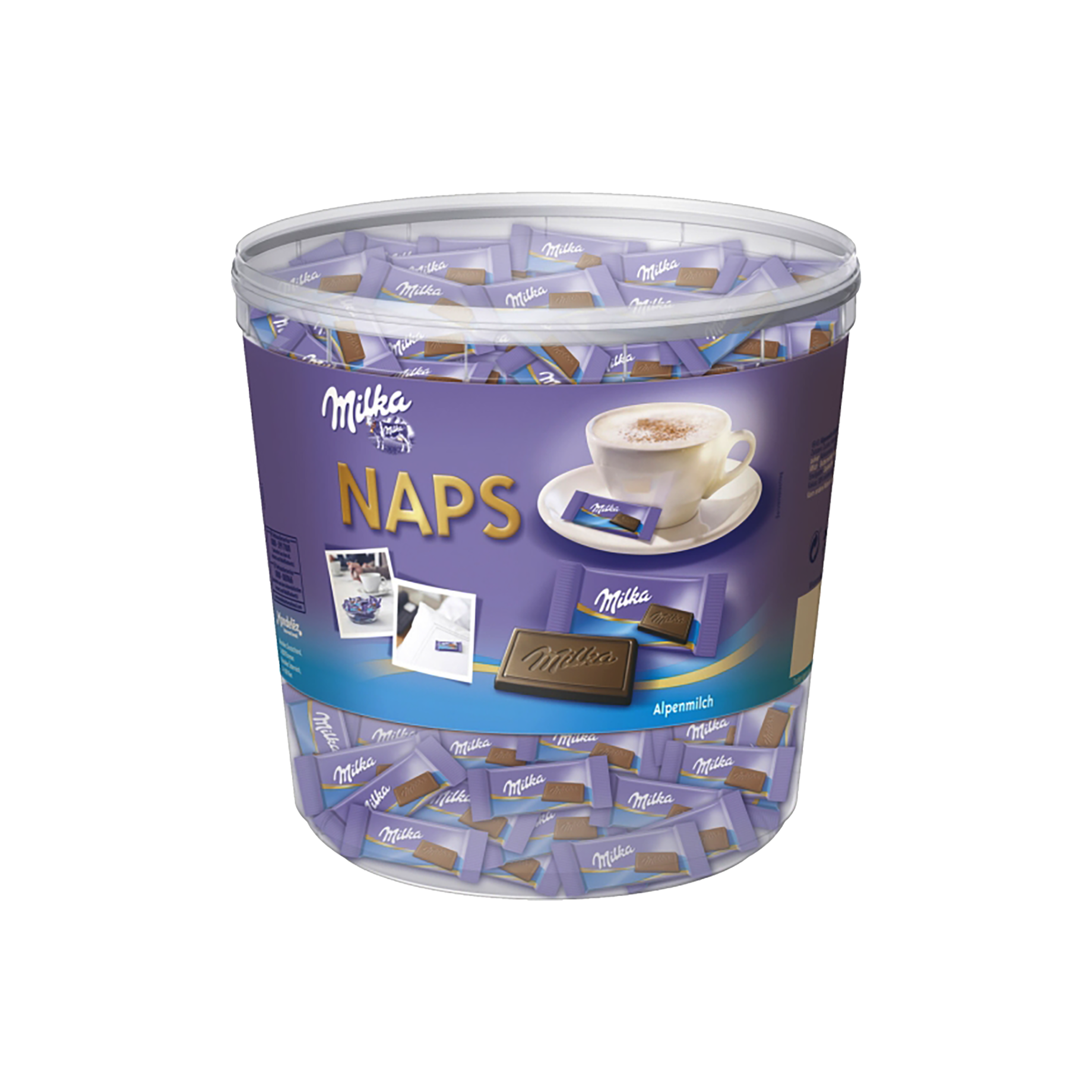 Schokolade Milka Naps Alpenmilch