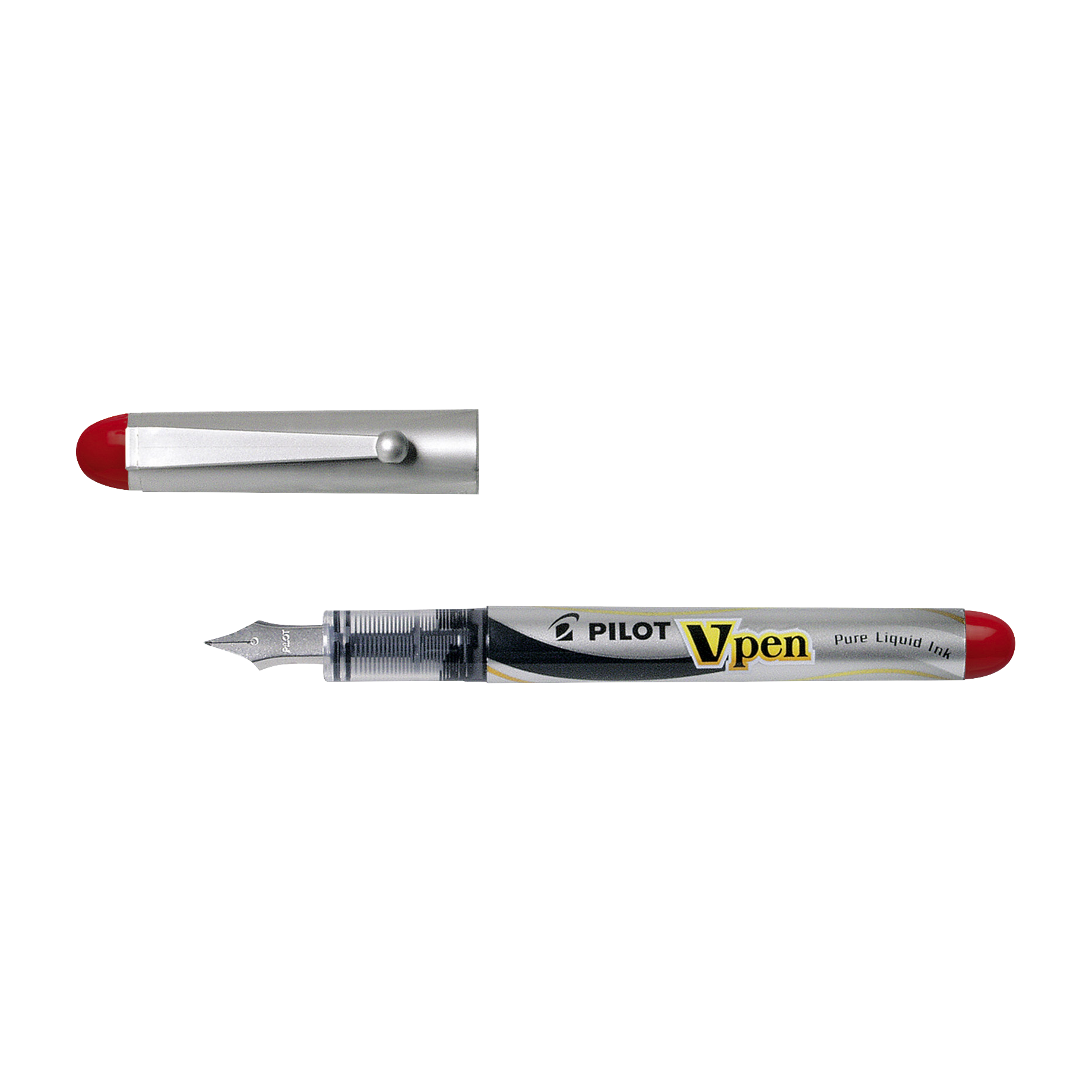 Federhalter V-Pen silver M-Feder