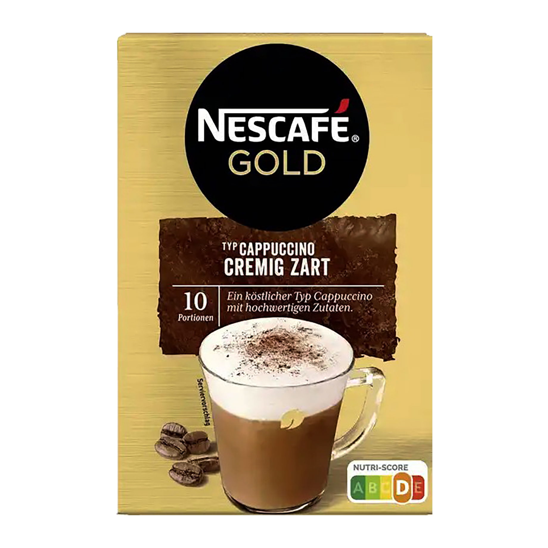 Instantkaffee Nescafé Gold Typ Cappucino, Cremig Zart