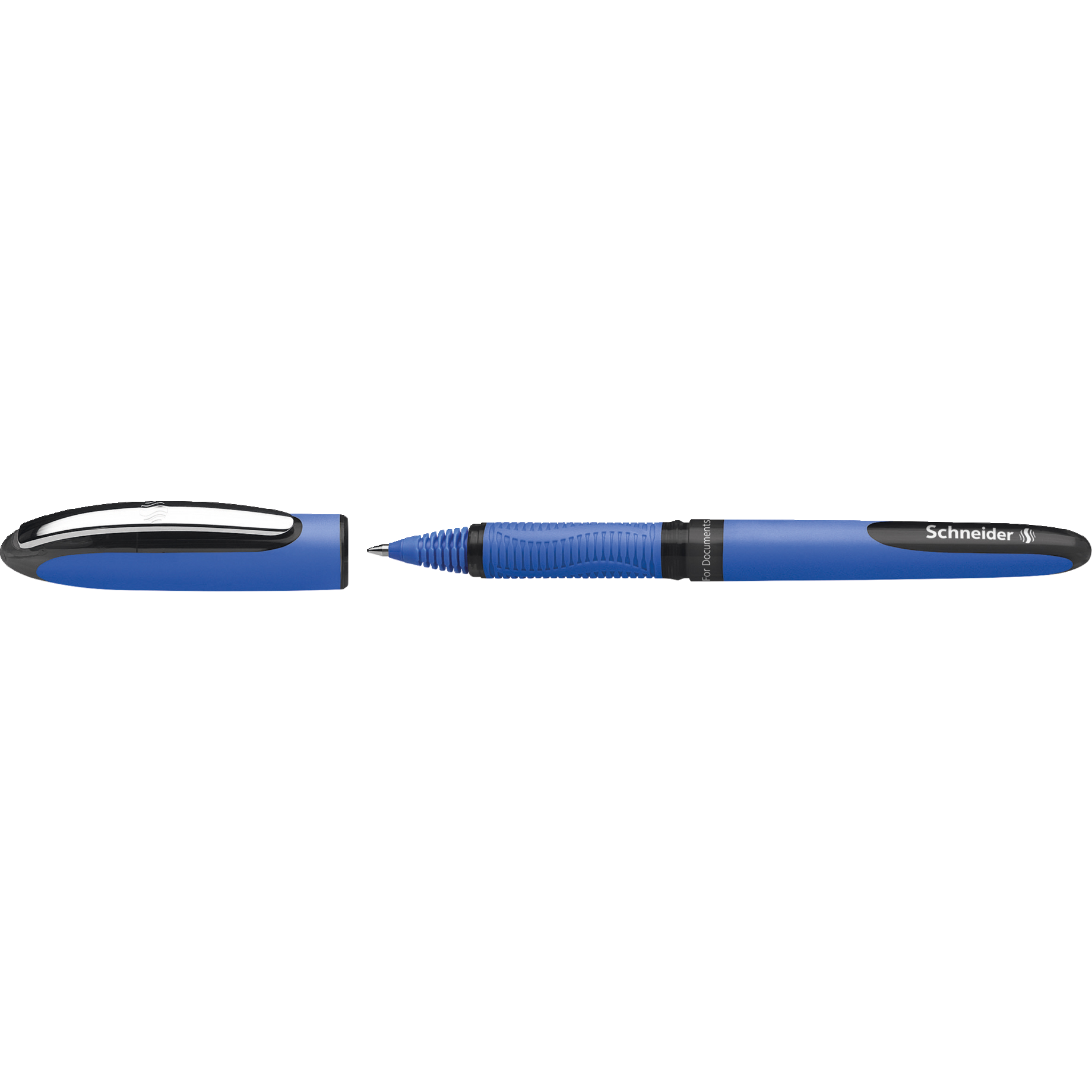 Kugelschreiber, Clip-Schreiber, Gummi-Griff, Schreiber, Kugelschreiber blau