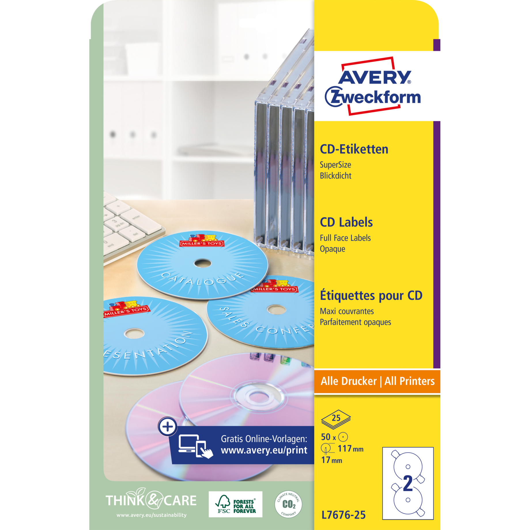 CD Etiketten SuperSize