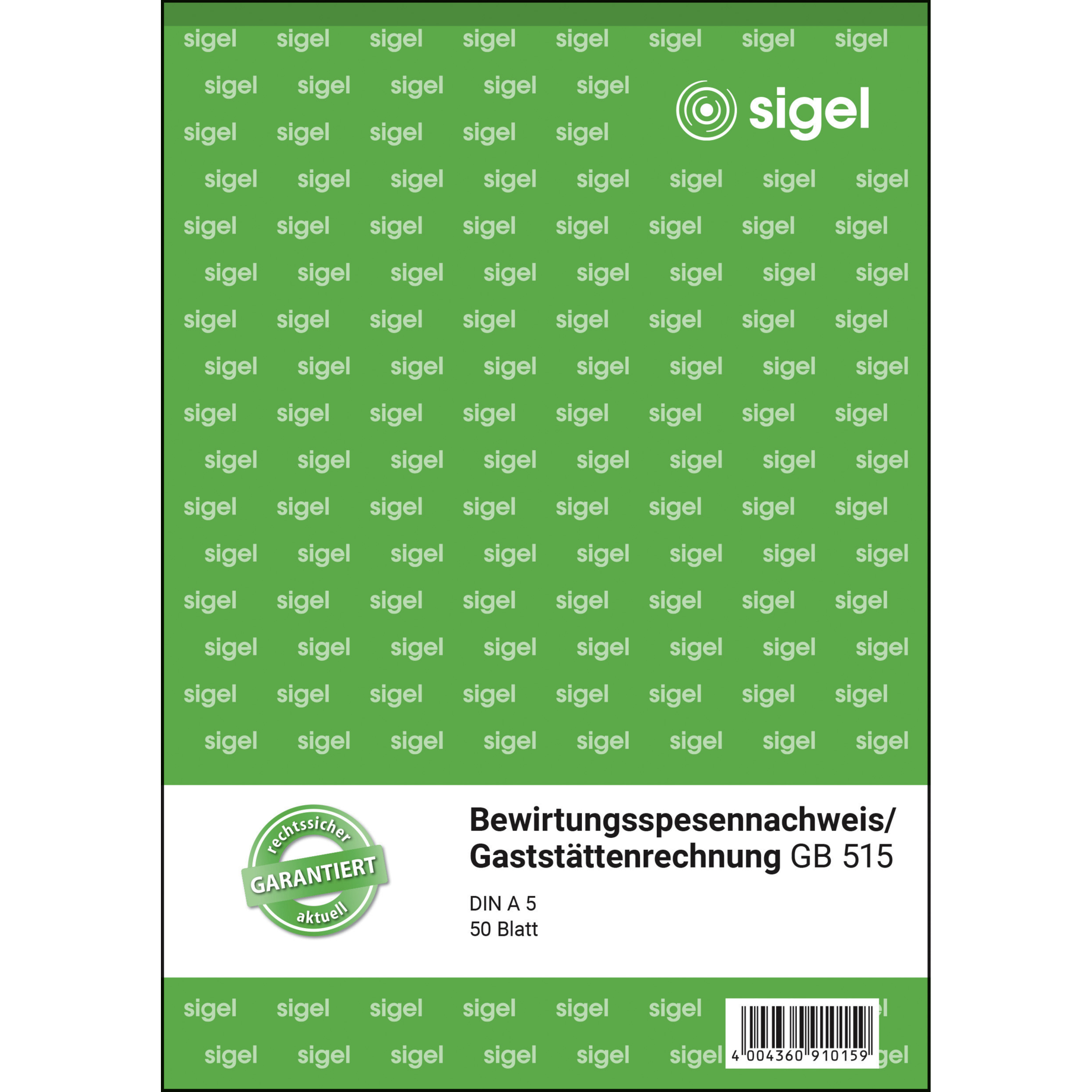 Bewirtungsspesennachweis/Gaststättenrechnung
