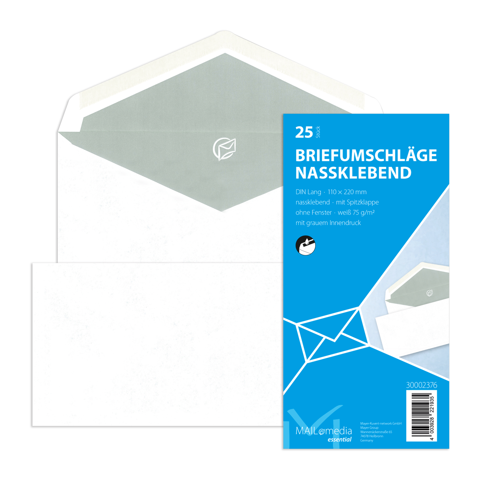 Soennecken Briefumschläge DIN lang