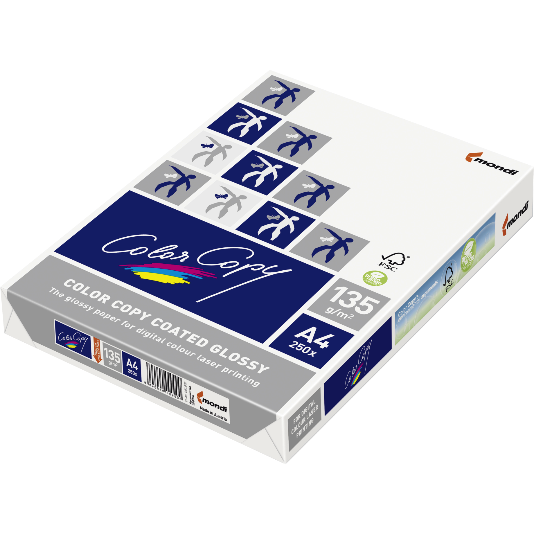Kopierpapier coated glossy