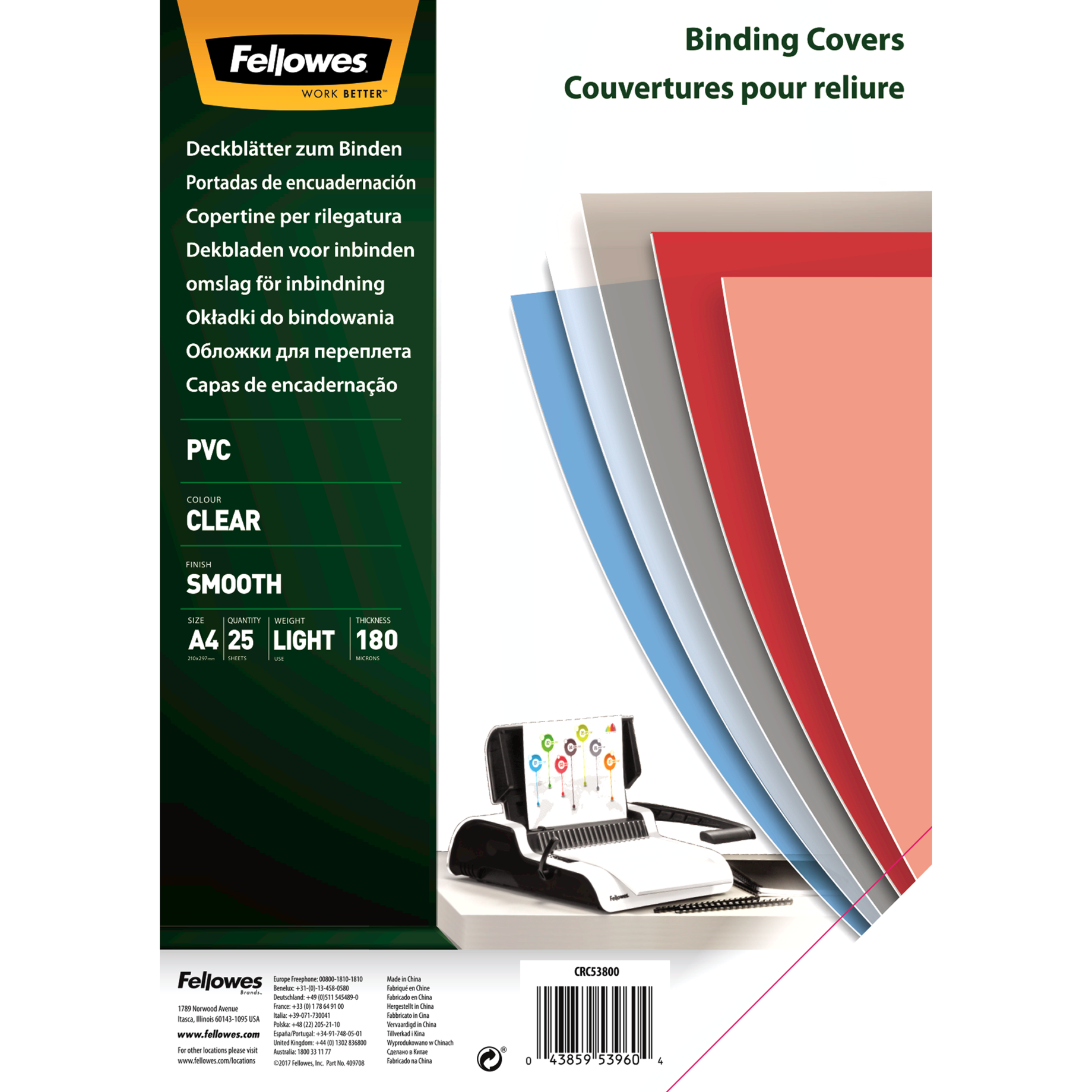 Präsentationsdeckblatt, PVC