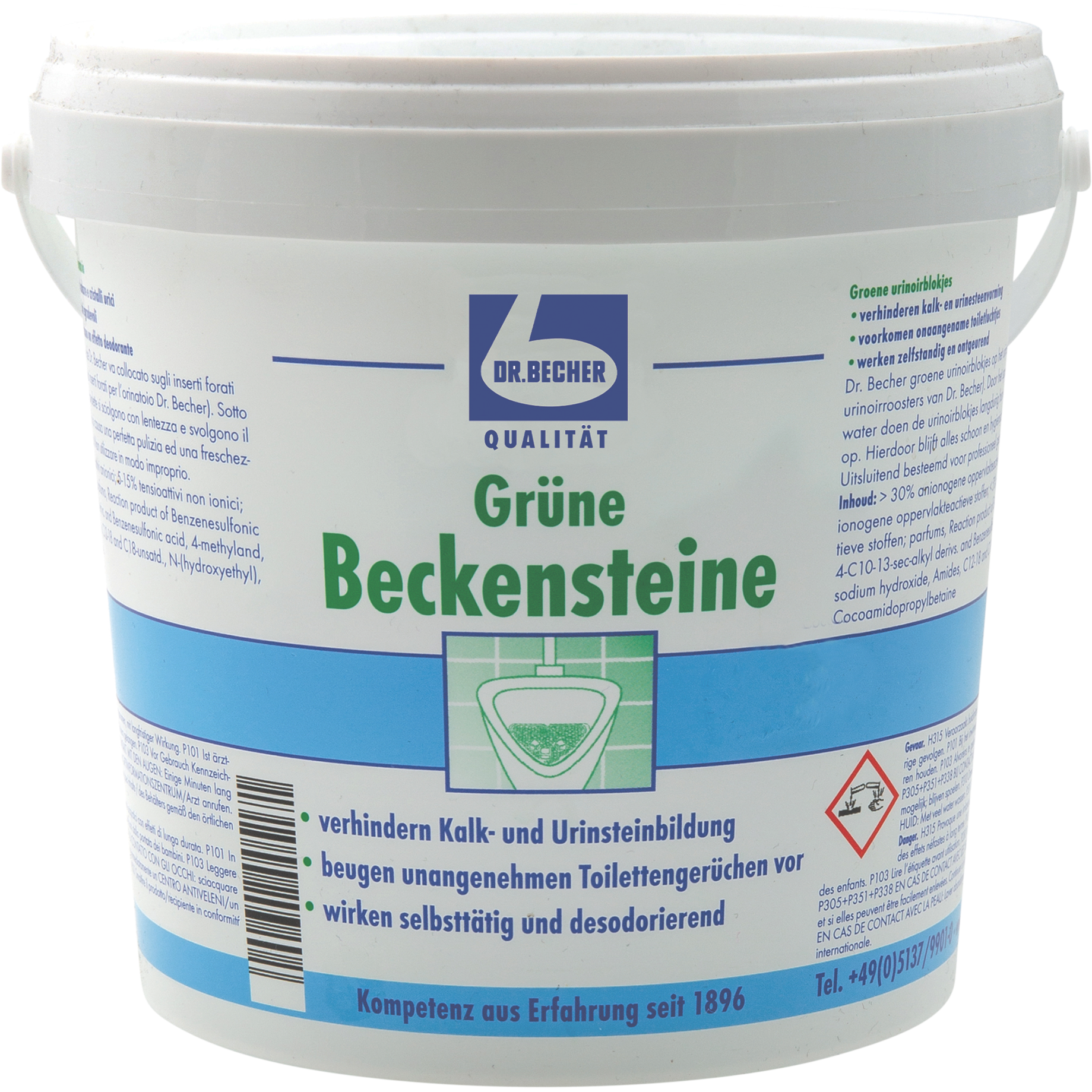 WC Beckenstein grün
