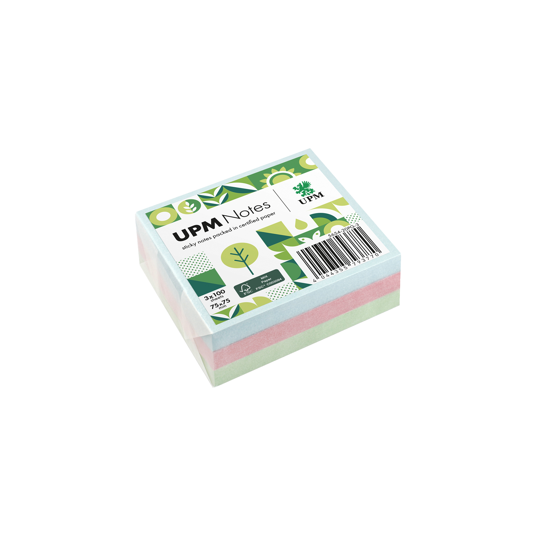 Haftnotiz Pastell-Mix