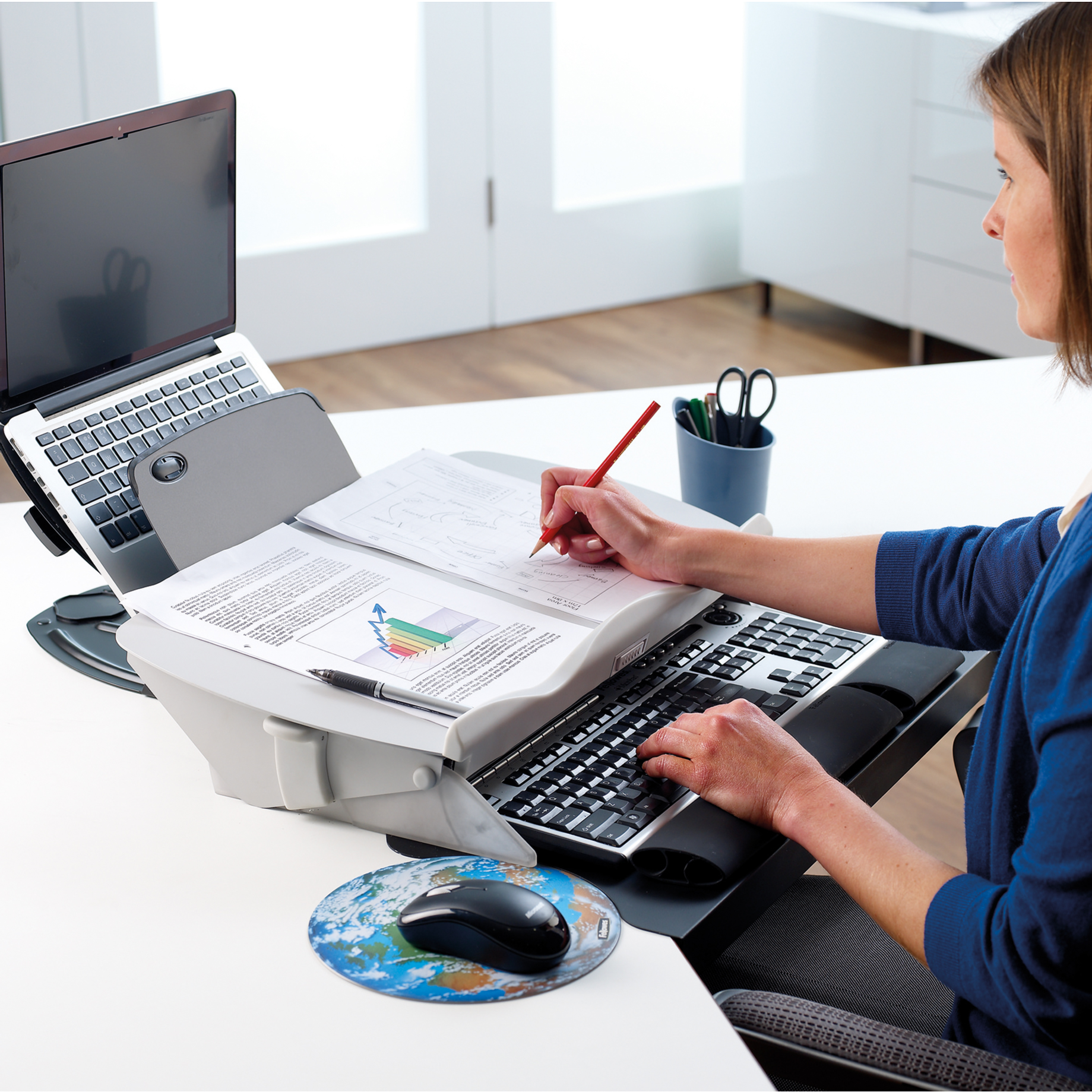 Stift, Computer-Tastatur, Erwachsener, Person, Frau