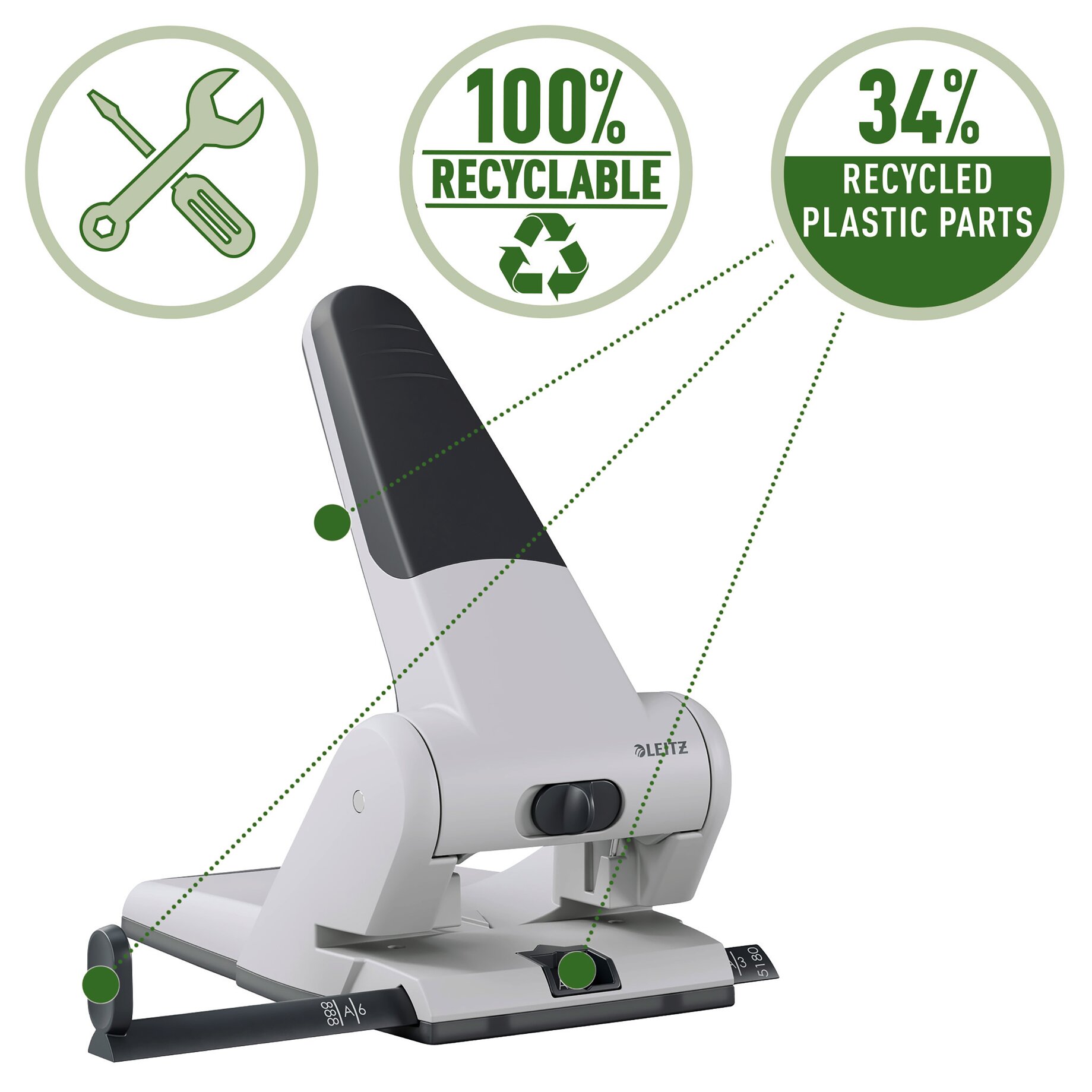 Extrastarker Registraturlocher 5180