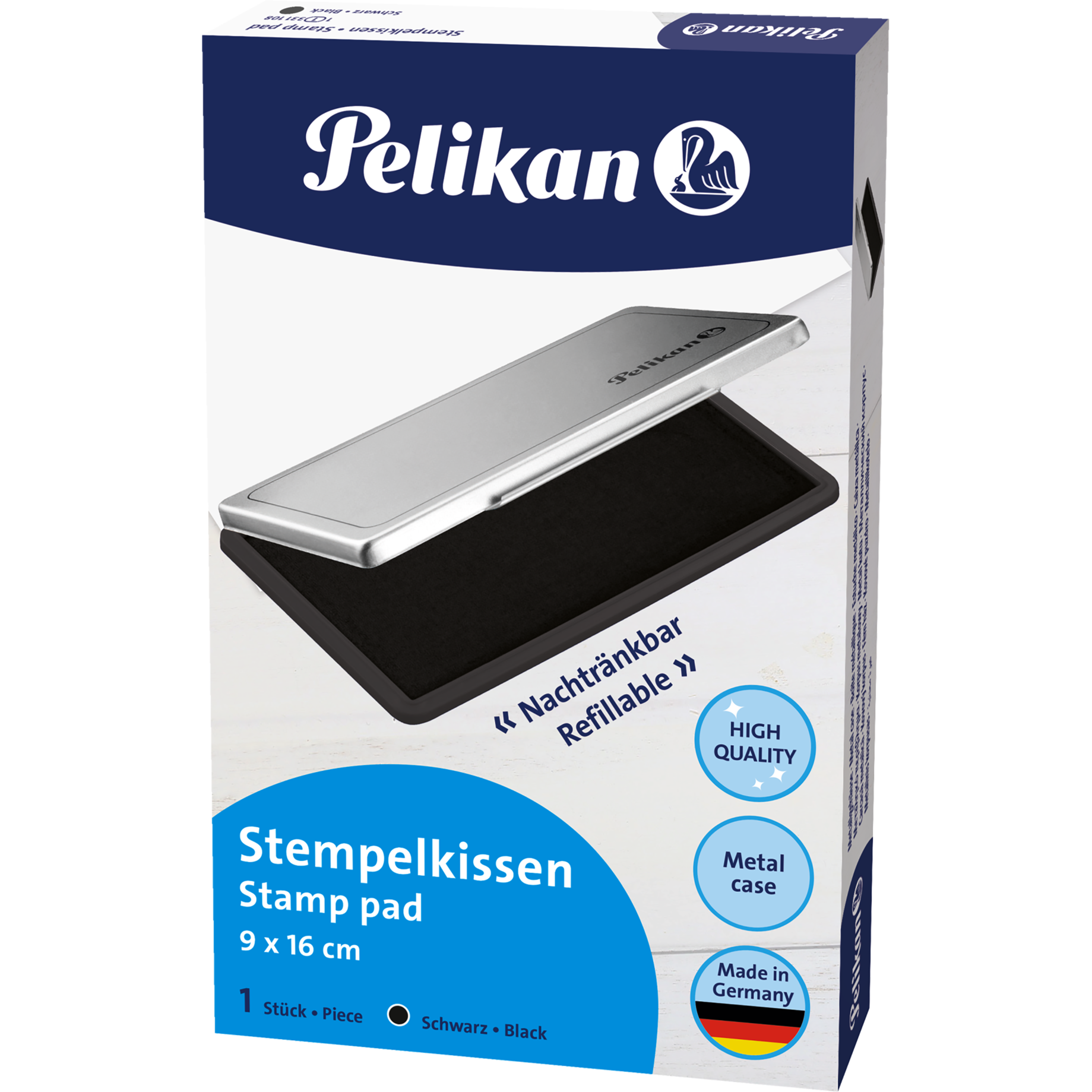 Metall-Stempelkissen getränkt