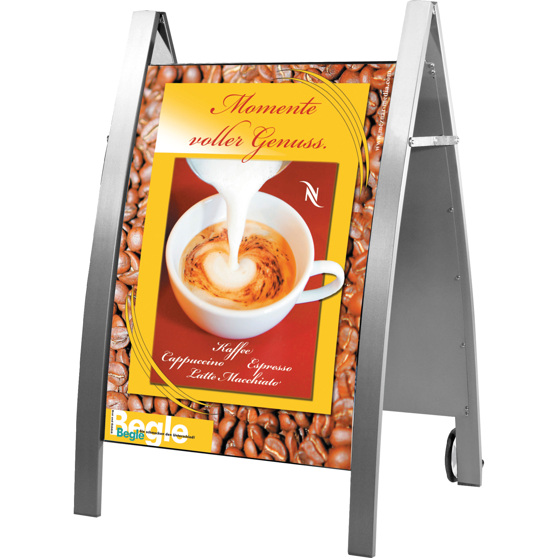 Pokal, Werbung, Kaffee, Kaffeetasse, Plakat