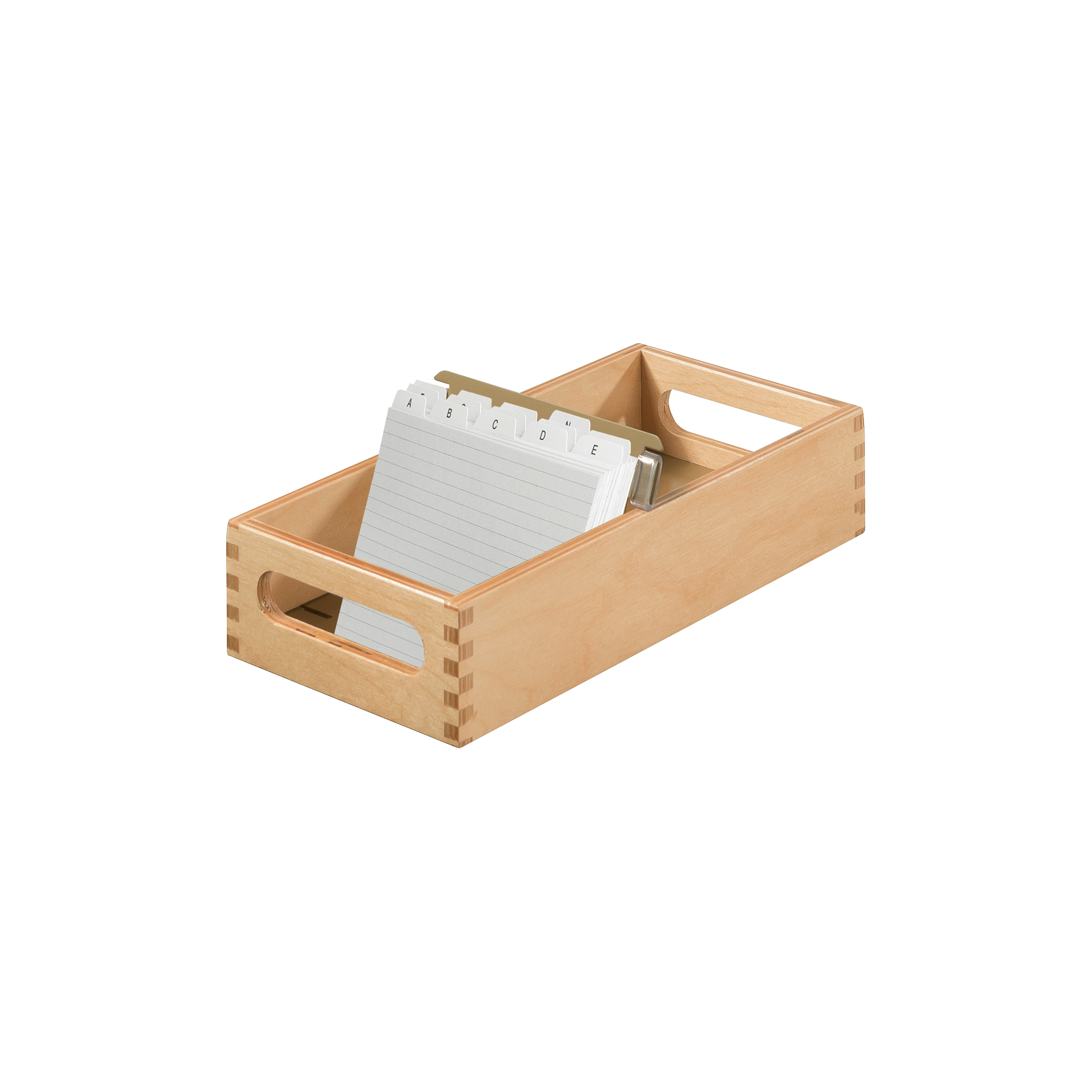 Karteitrog aus Holz