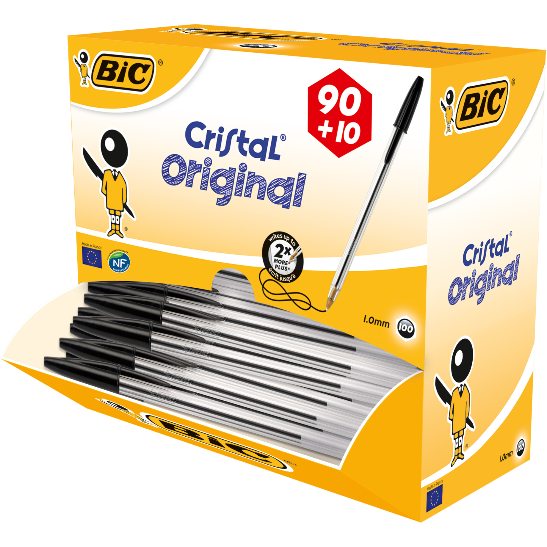 Mehrwertpackung Cristal 90 + 10 gratis