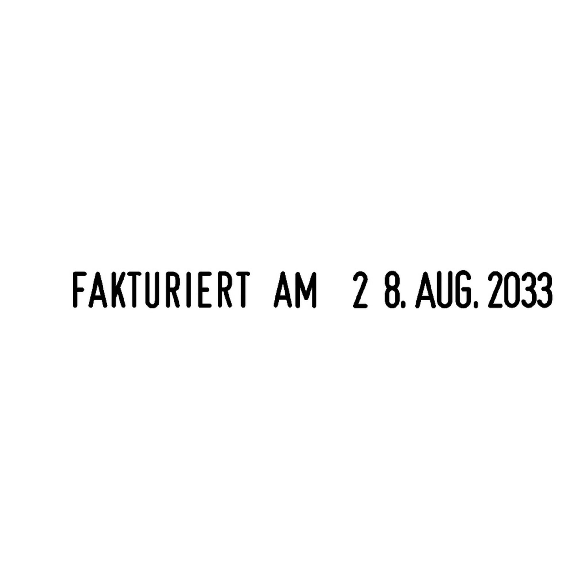 fakturiert, datum, text, druck, label, fakturiert, daten, datum, rechnungsdatum, text