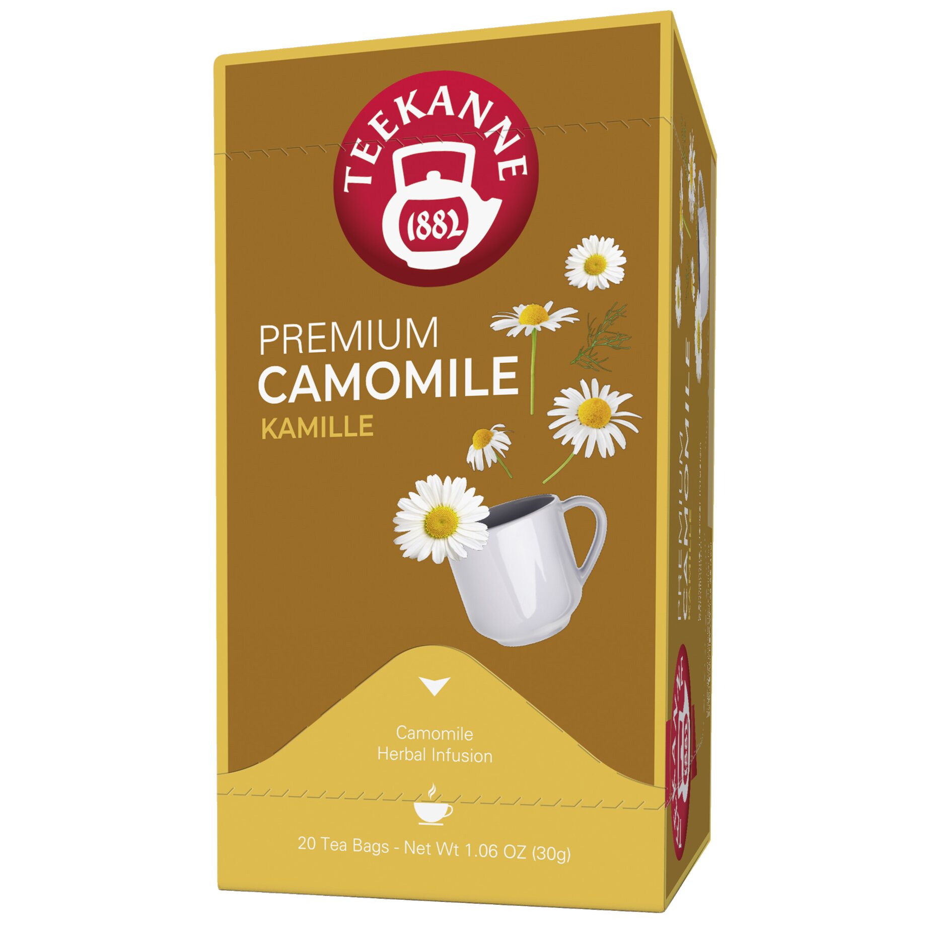 Kamille, Kamilletee, Kräutertee, Infusion, Teebeutel