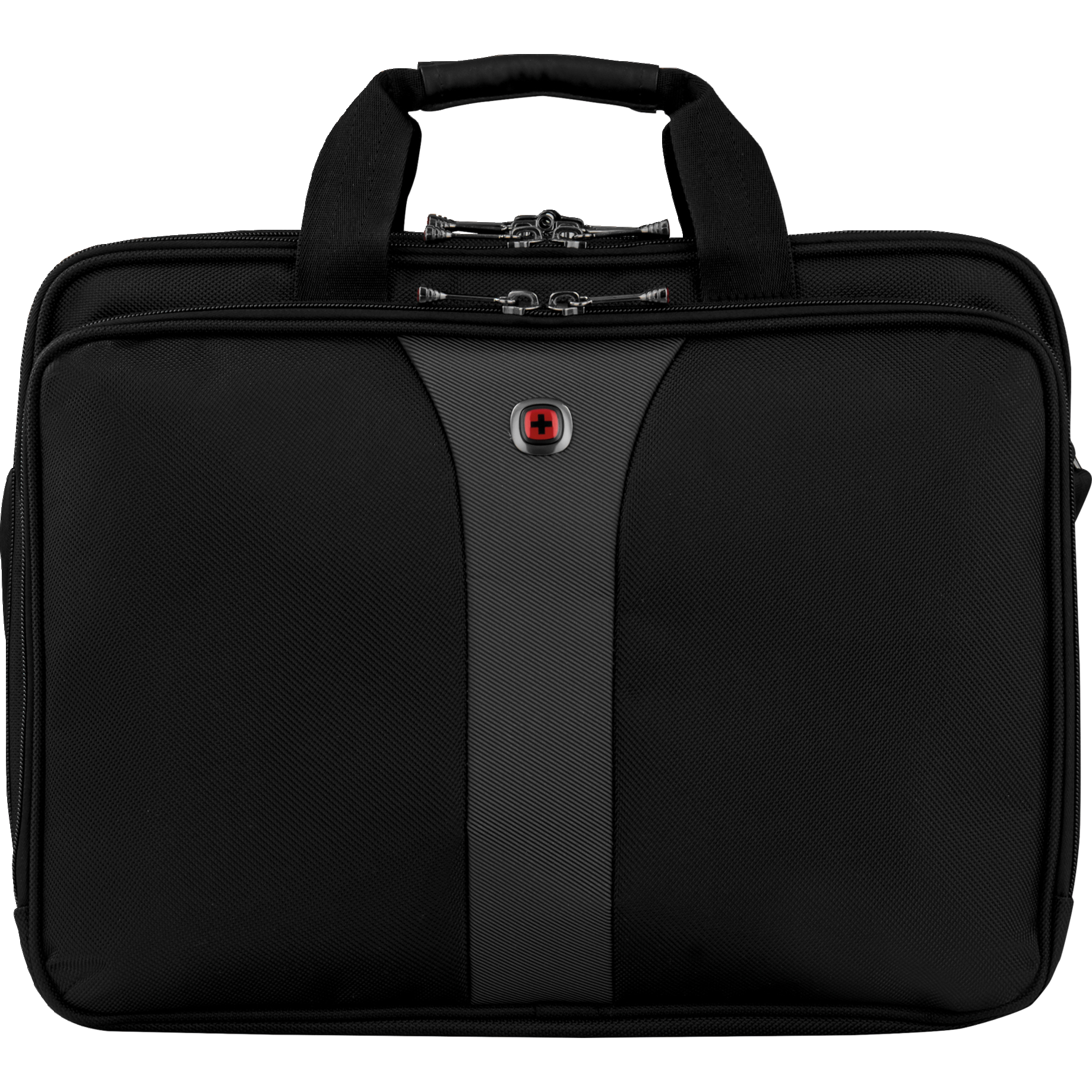 Brieftasche, Kofferzyst, Reisebrieftasche, Schultertasche, Schwarz