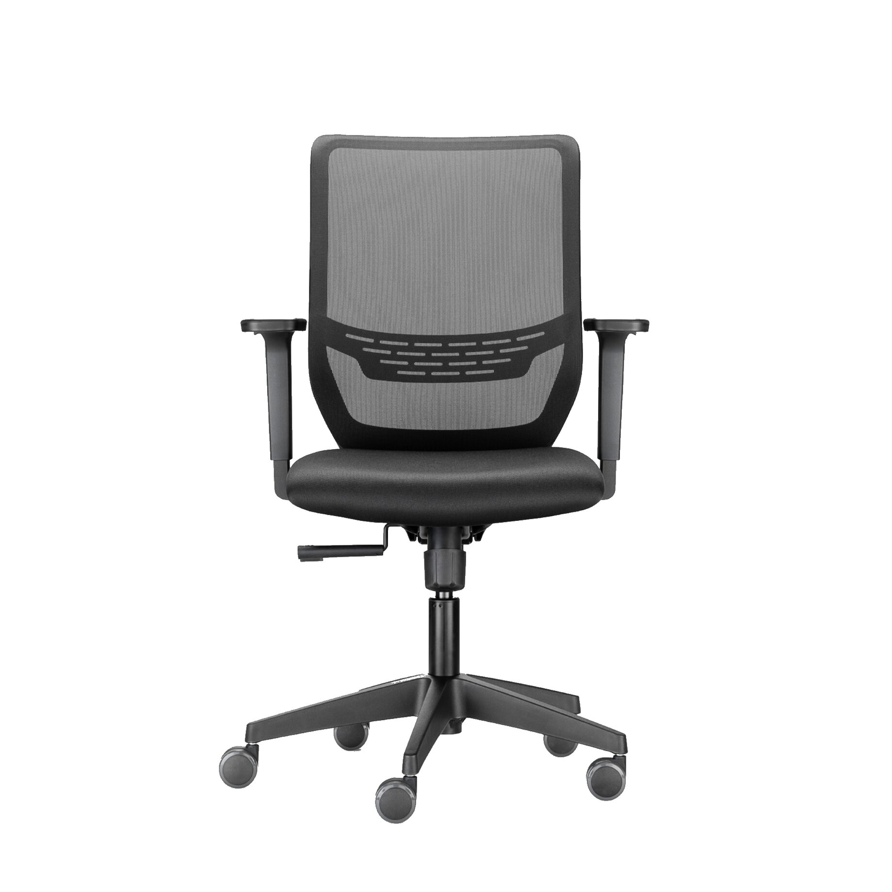 Schreibtischstuhl, Bürostuhl, Mesh-Rücken, Fünf-Sternen-Basis, verstellbar