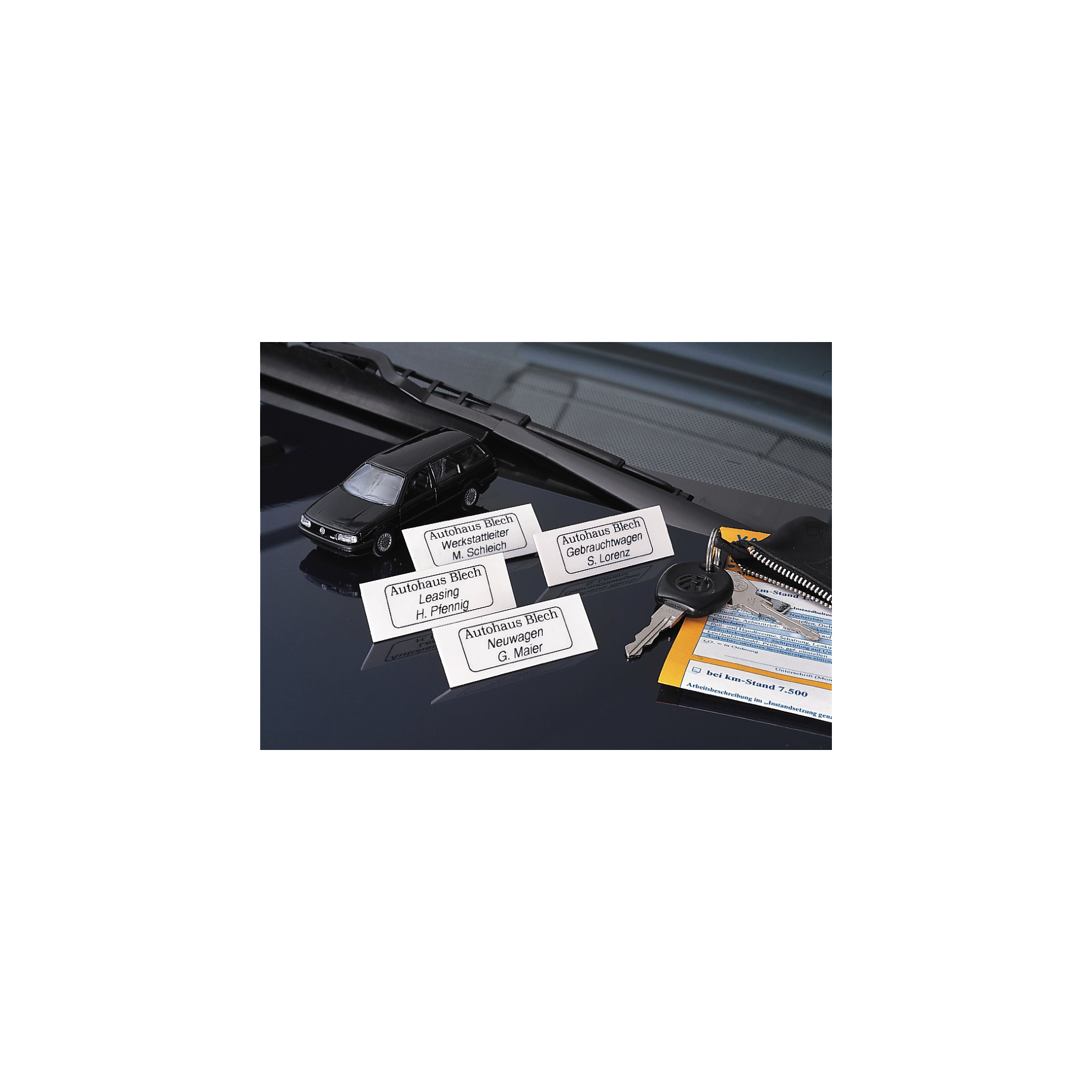 TZe-Schriftbandkassette für P-touch, laminiert