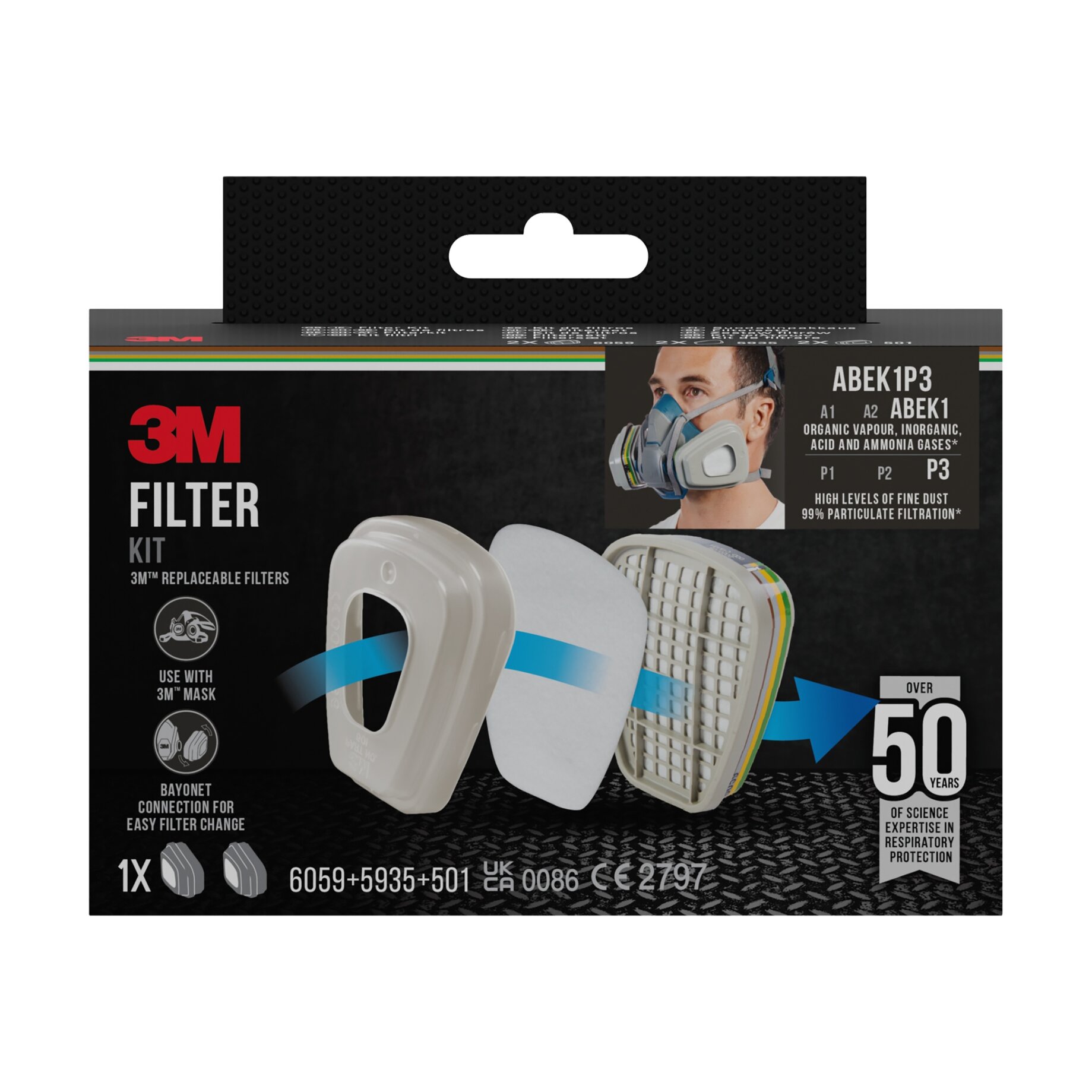 3M Filterkit ABEK1P3