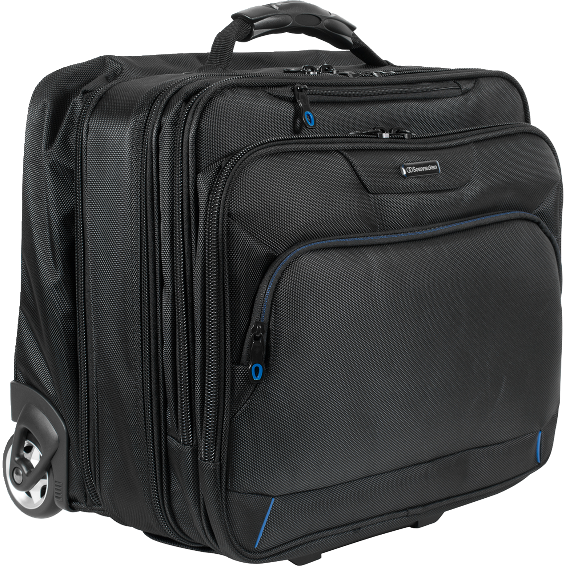 Soennecken Notebooktrolley Köln 2Rollen Nylon sw
