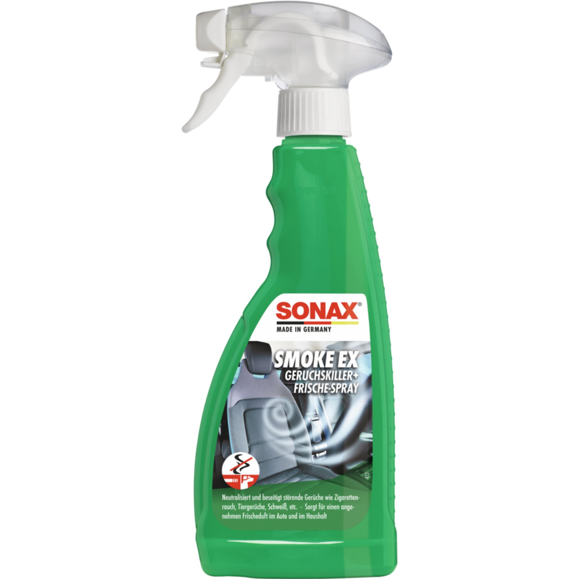 Sprayflasche, Reinigungsmittel, Autoinnenraum, Gebrauchsreinigung, Grün