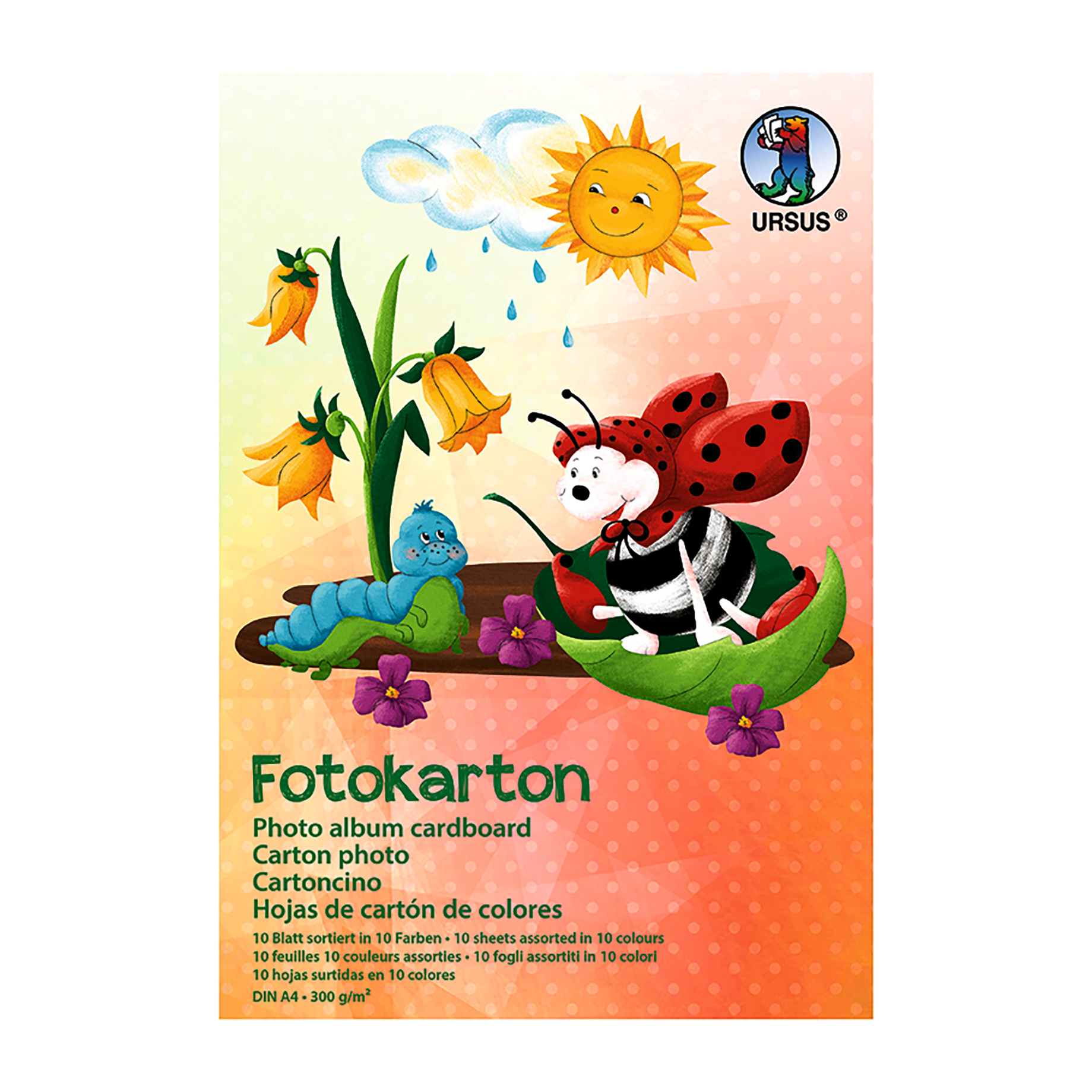 Fotokarton-Block Intensivfarben