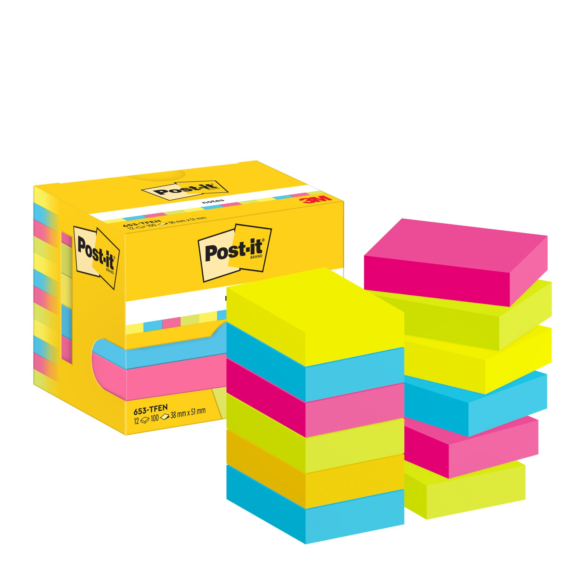 Post-it® Haftnotiz Notes Promotion Energetic Collection