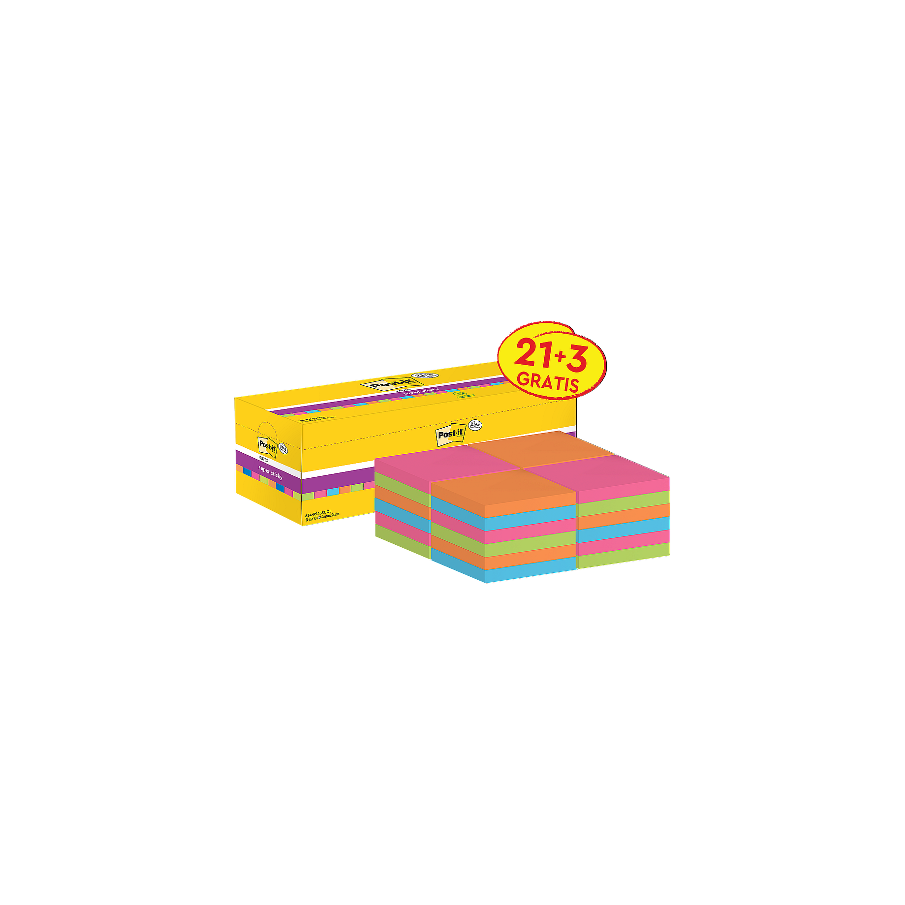 Super Sticky Notes Promotion 21+3