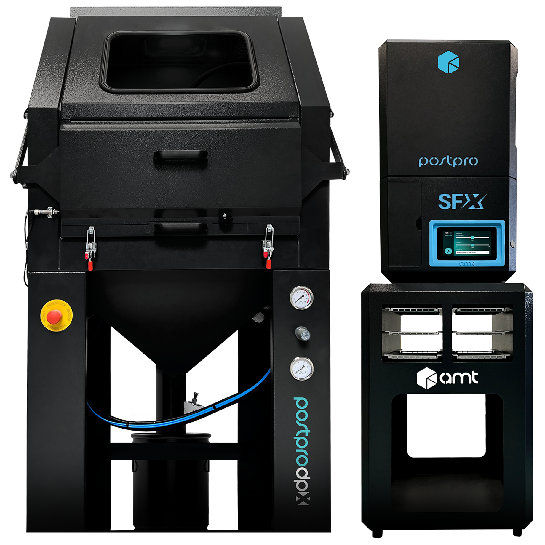 PostPro® Ultimate Bundle Glättungsanlage SFX / Strahlanlage dpX