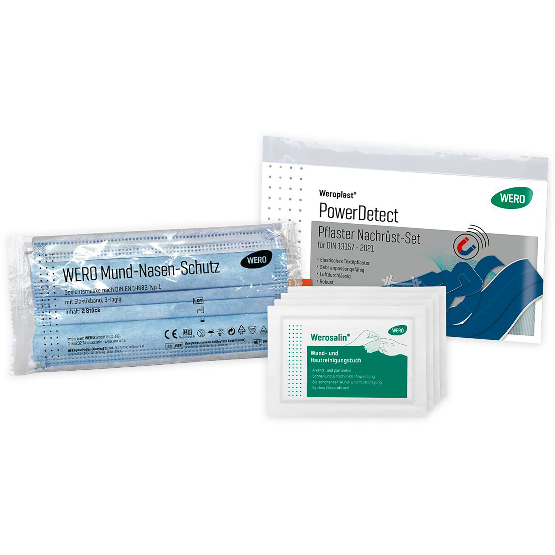 Nachrüst-Set für DIN 13157 - 2021, detektierbar
