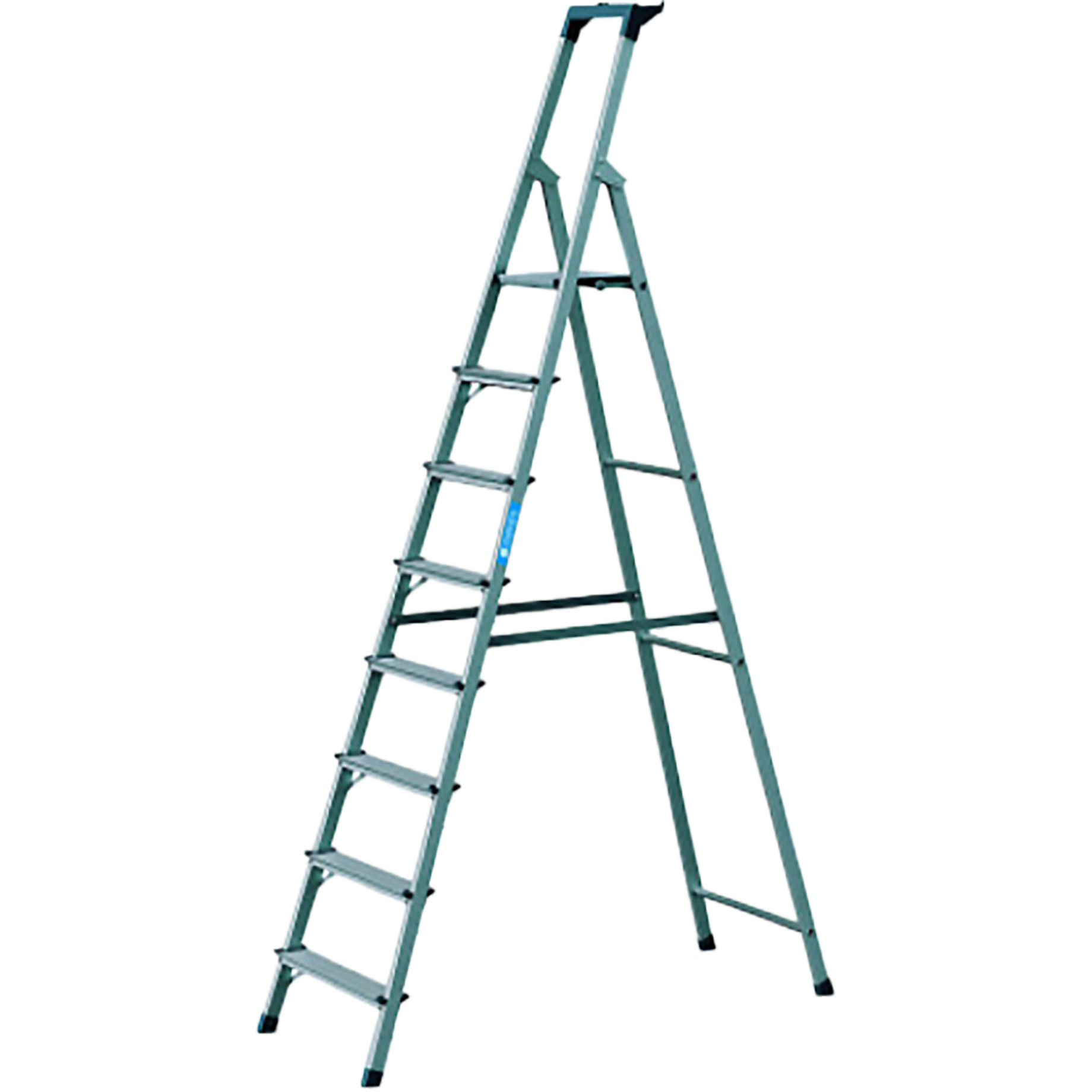 Stufenstehleiter, Aluminium eloxiert