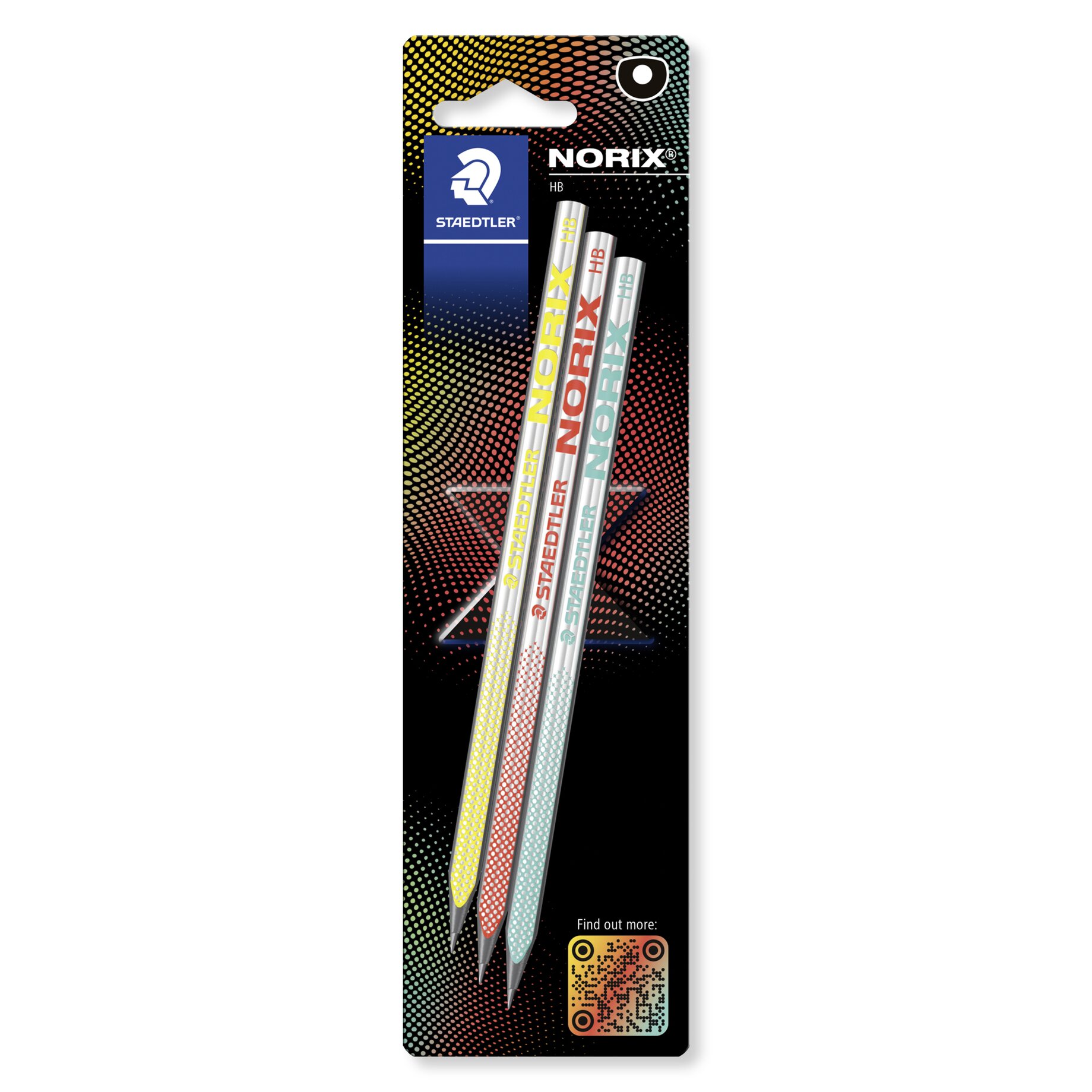 Staedtler Bleistift NORIX HB BK 3St