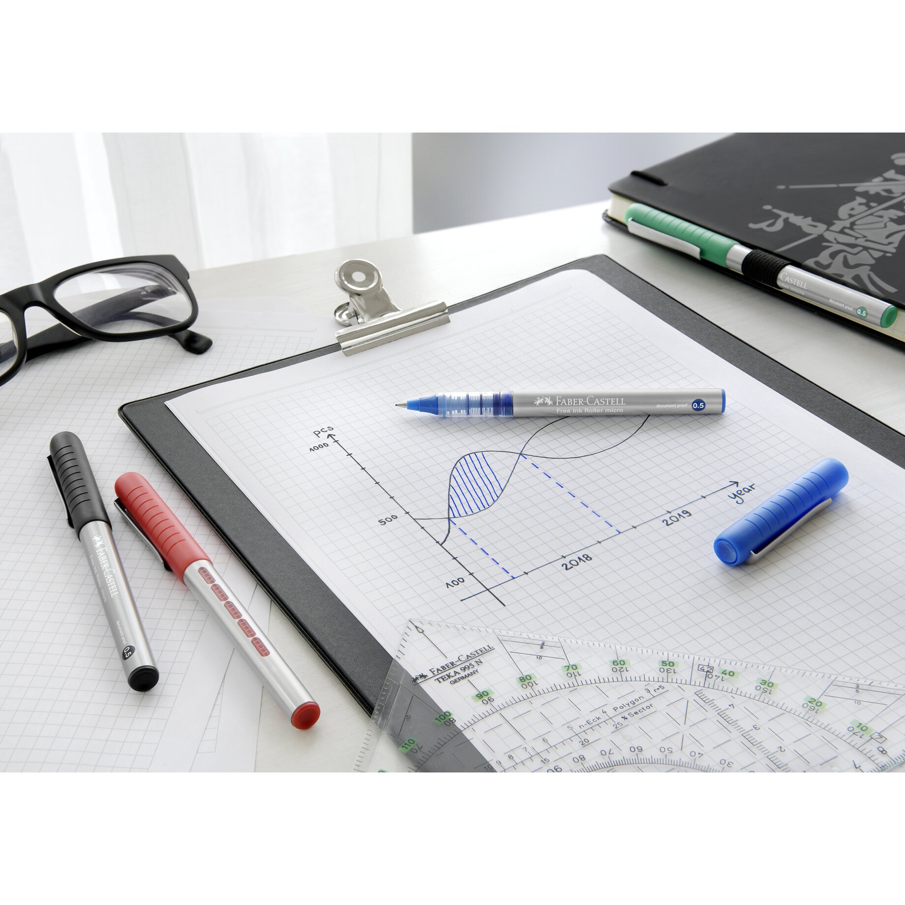Stift, Diagramm