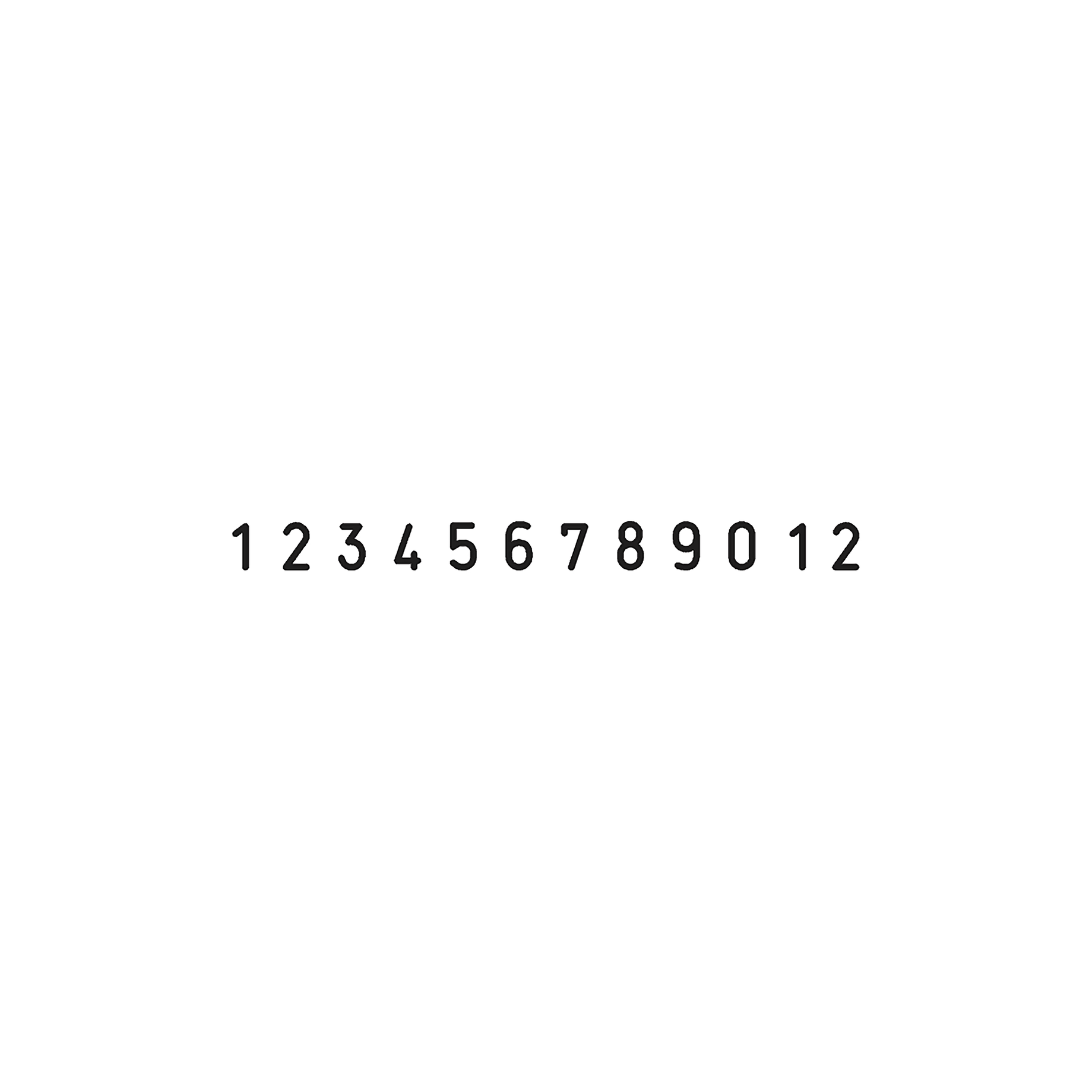 classic line Ziffernbandstempel