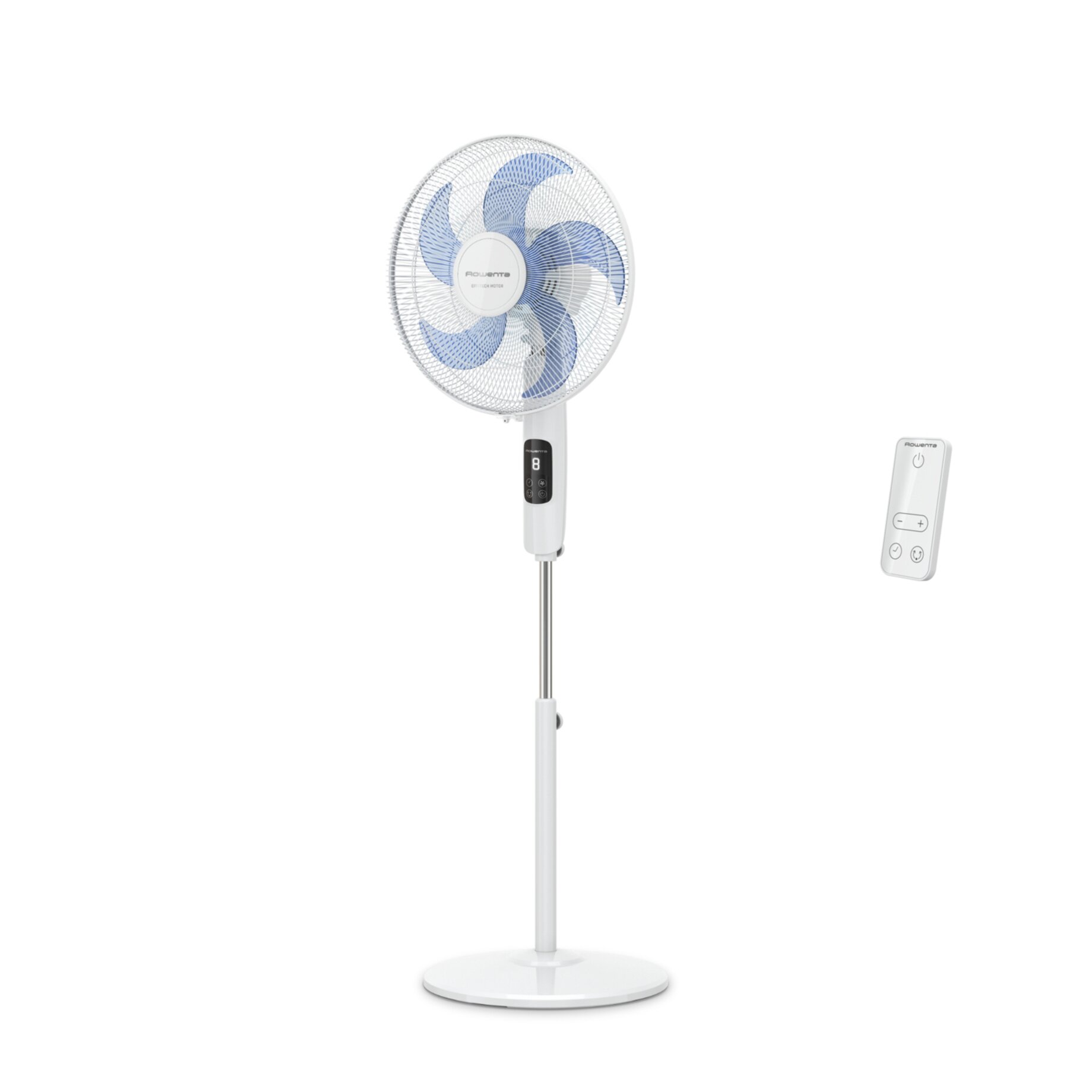 ventilator, standing fan, Fernbedienung, verstellbar, weiß