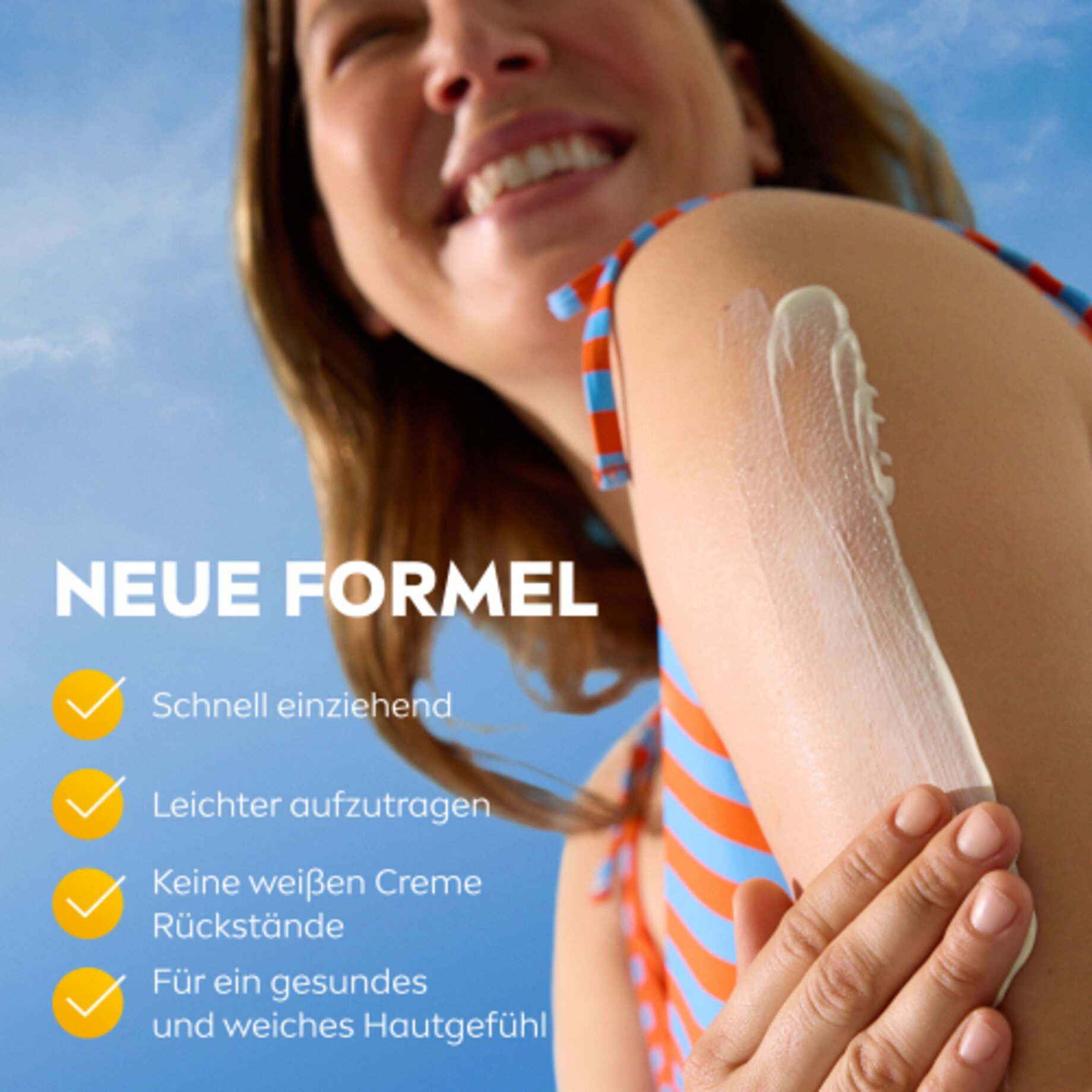 Flasche, Sonnencreme, Person, Werbung, Finger