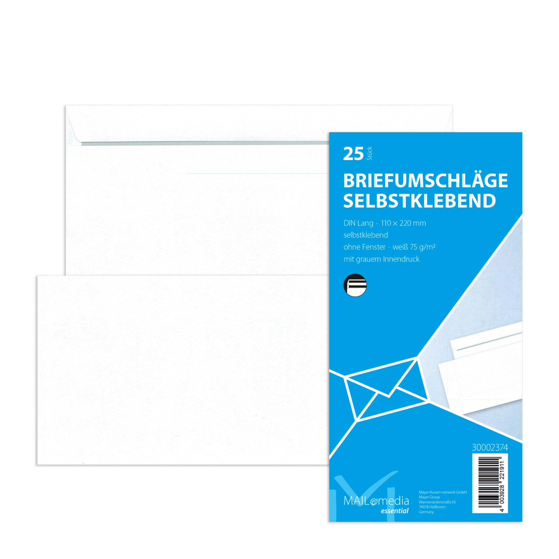 Soennecken Briefumschläge DIN lang