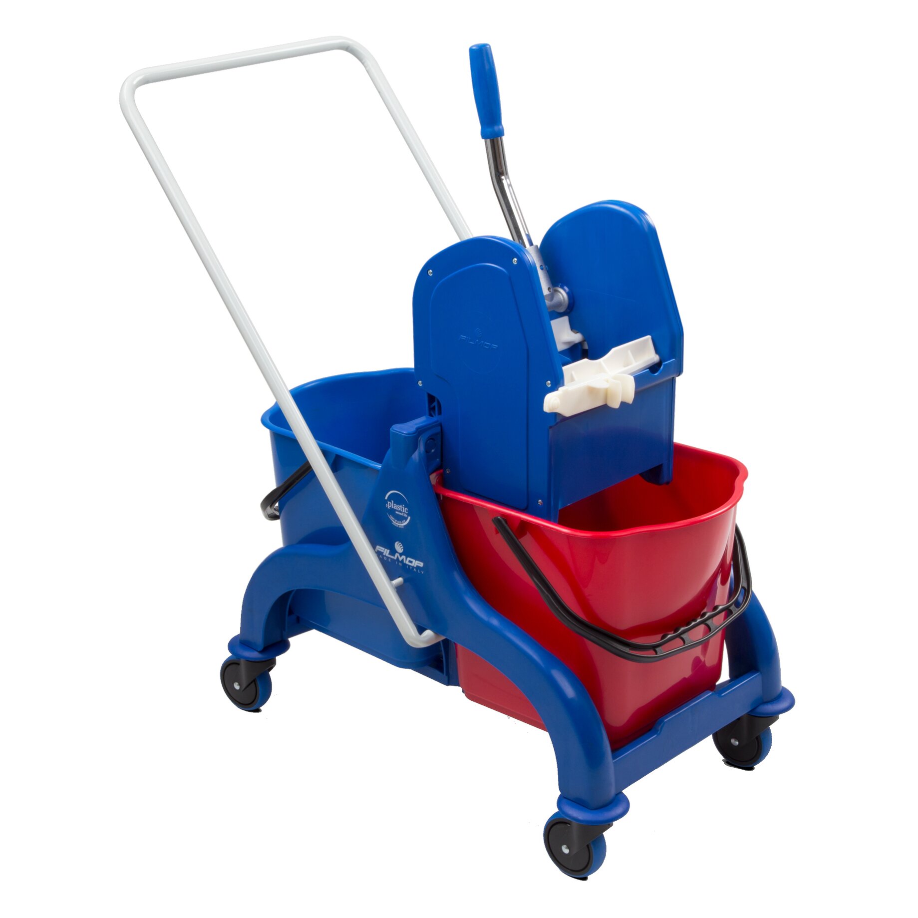 Filmop Reinigungswagen Fred 2x15l Presse