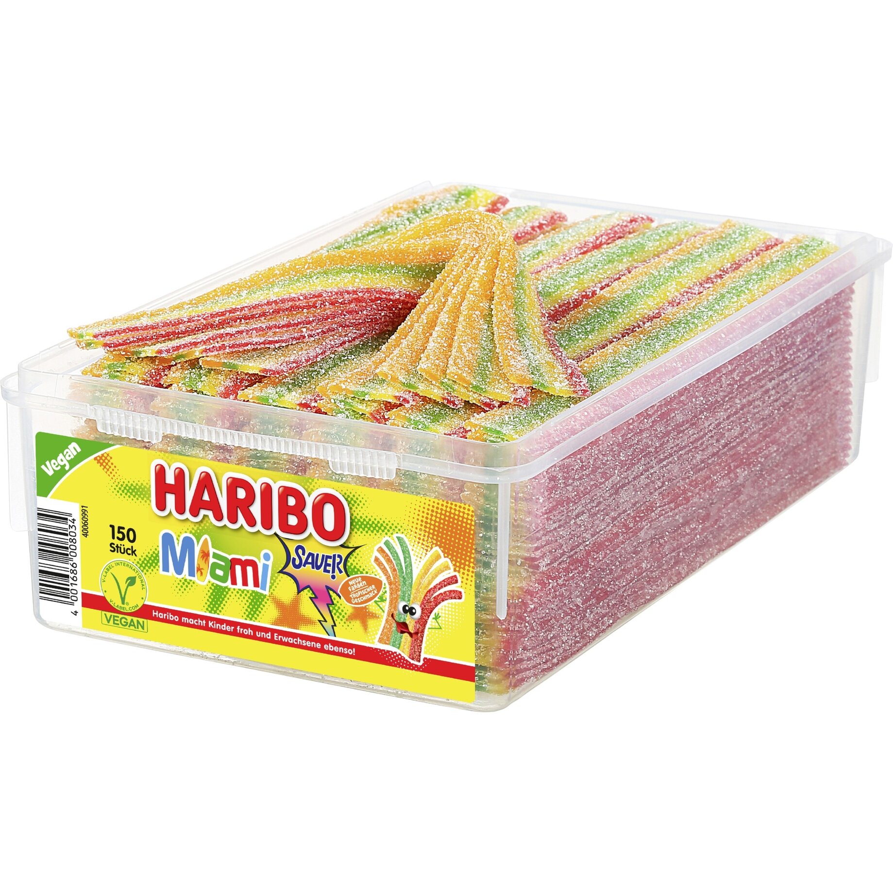 HARIBO Fruchtgummi Miami Sauer 150St