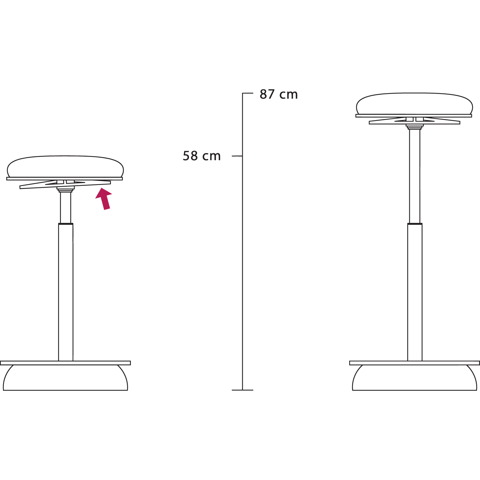 Steh-/Sitzhilfe comforto 1