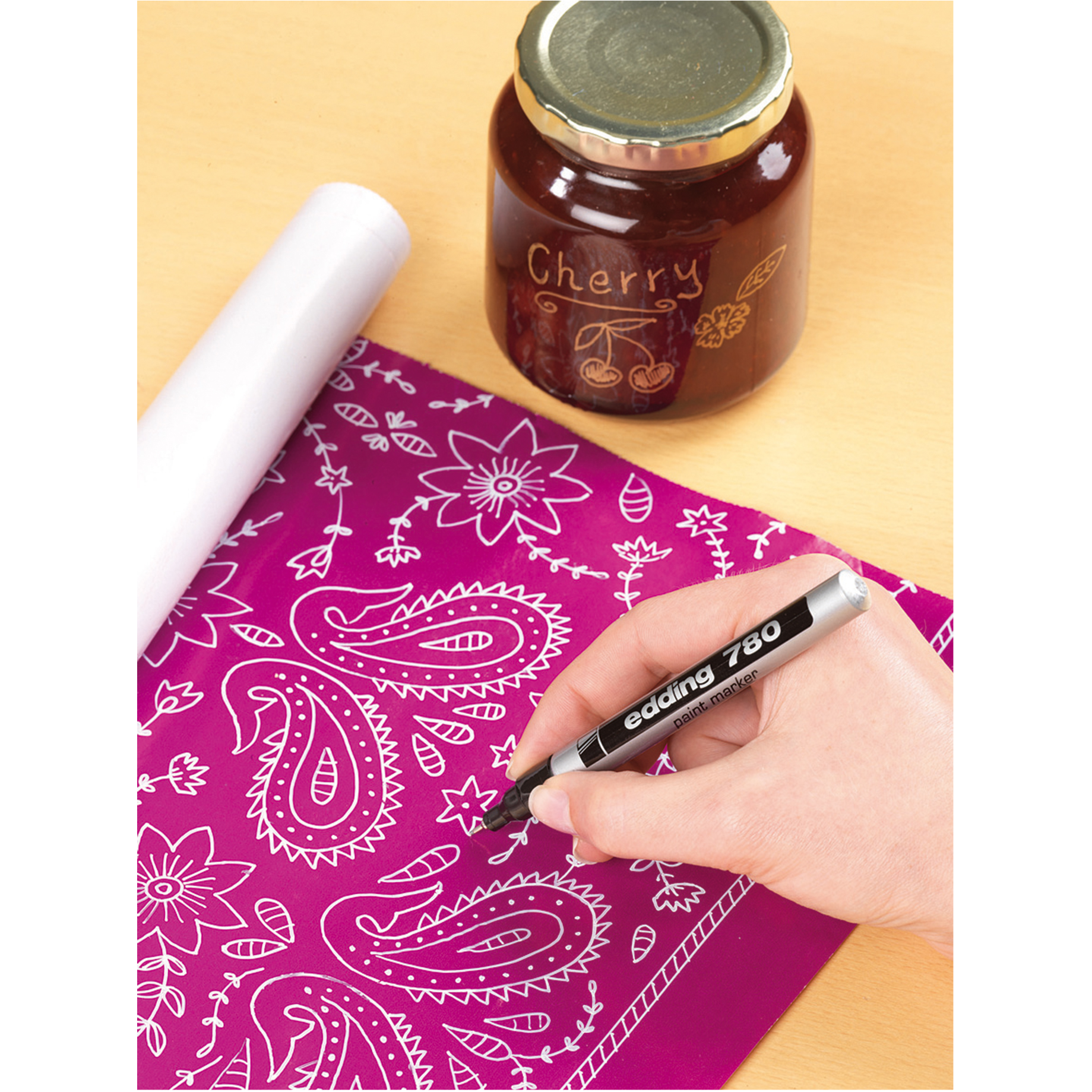Stift, Krug, Muster, Stift, Krug, Muster